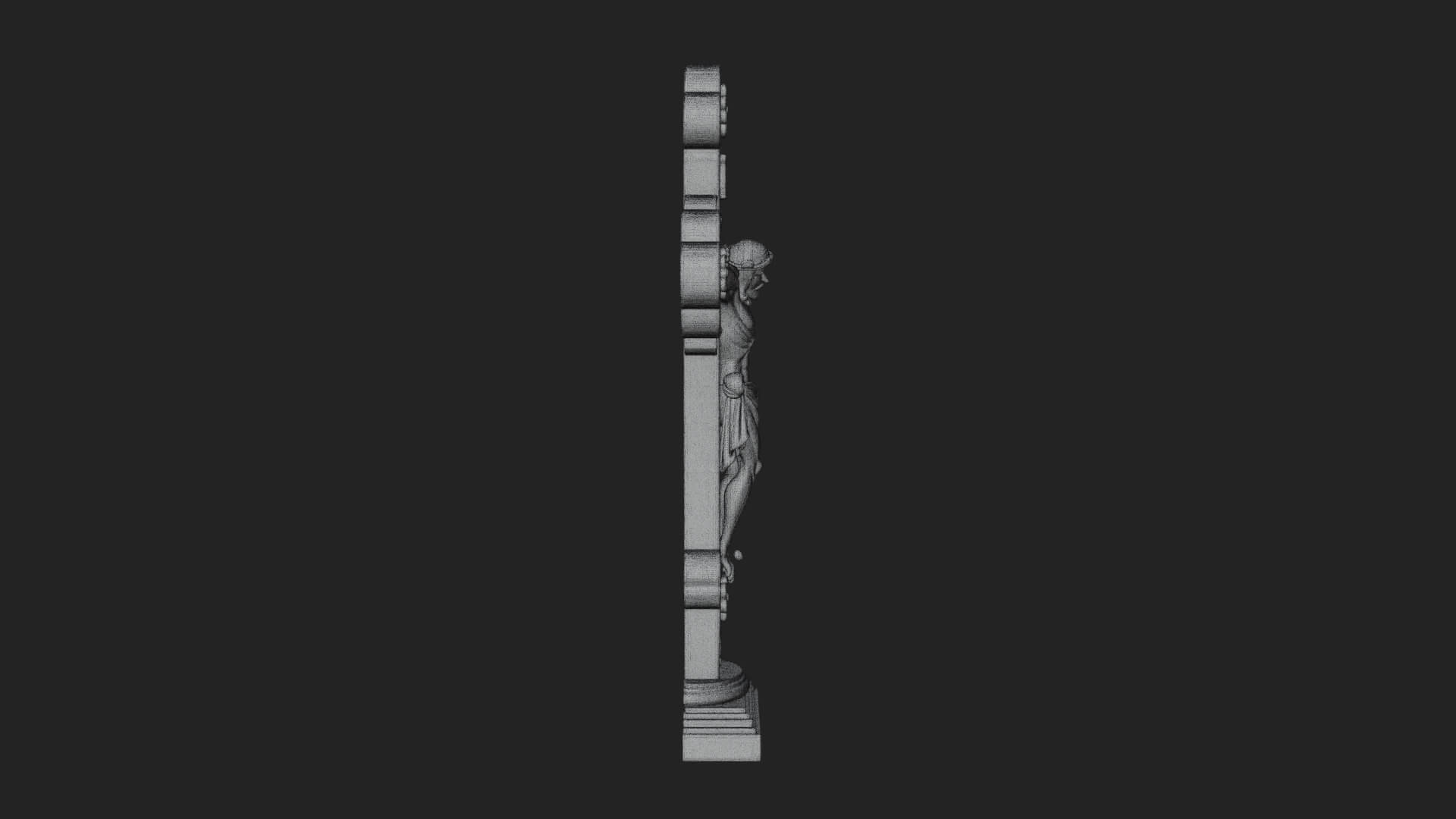 Gemmed Crucifix Cross Model Design 7 3D Print Model 3D Model