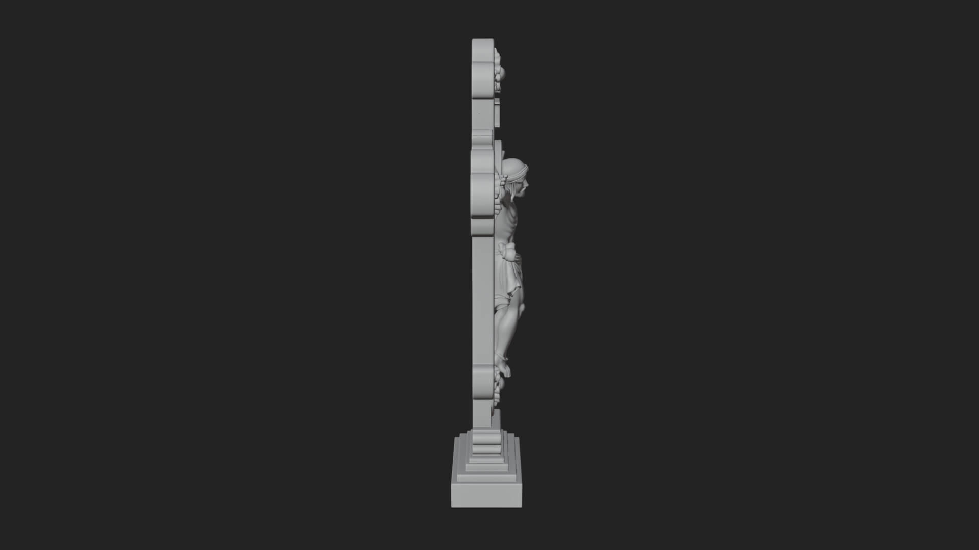 Gemmed Crucifix Cross Model Design 8 3D Print Model 3D Model