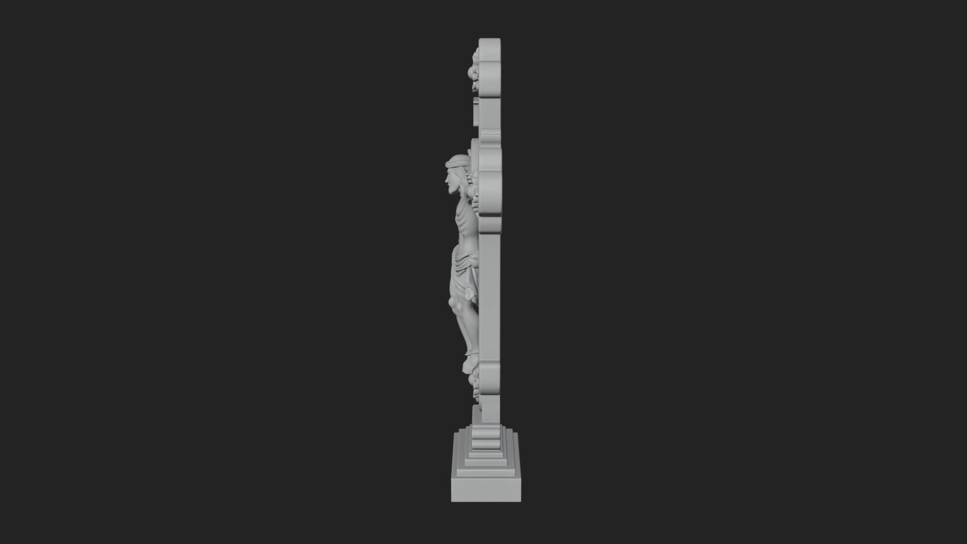 Gemmed Crucifix Cross Model Design 8 3D Print Model 3D Model
