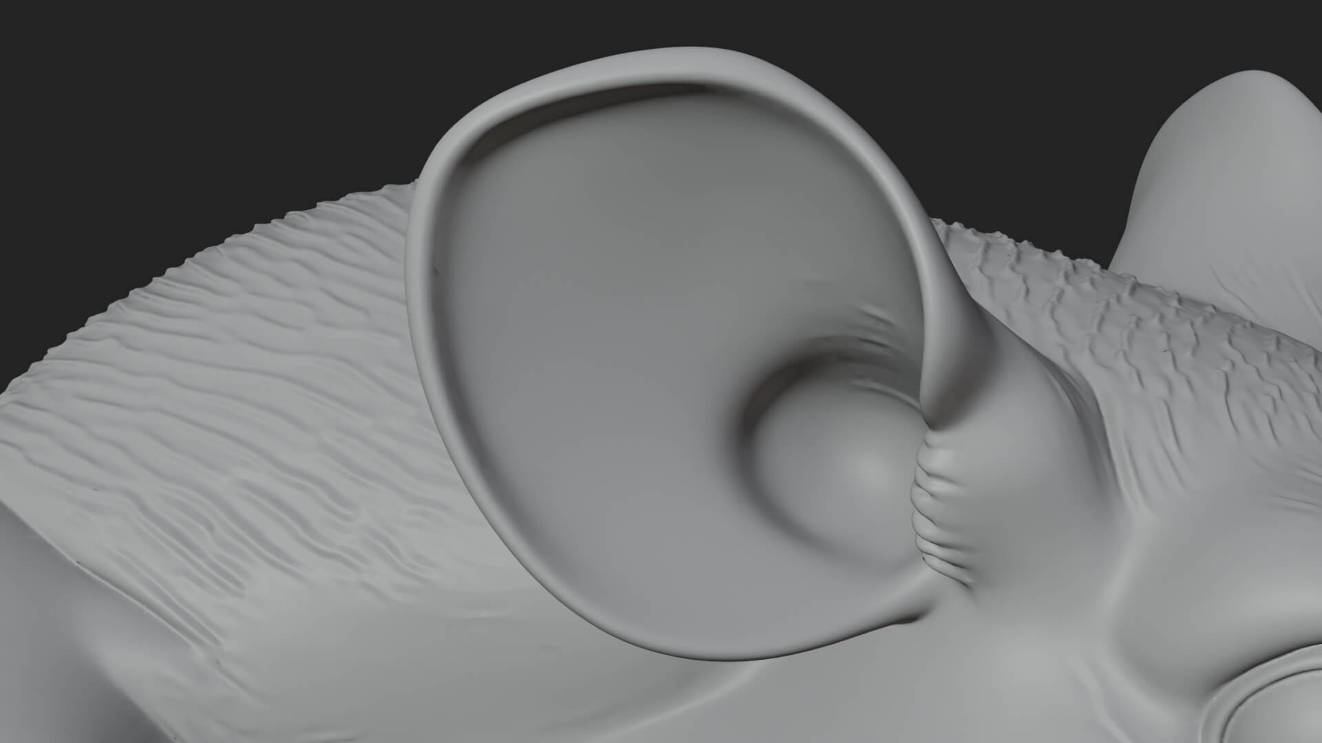 Giant Rat Beast Statue Design 3 3D Print Model 3D Model