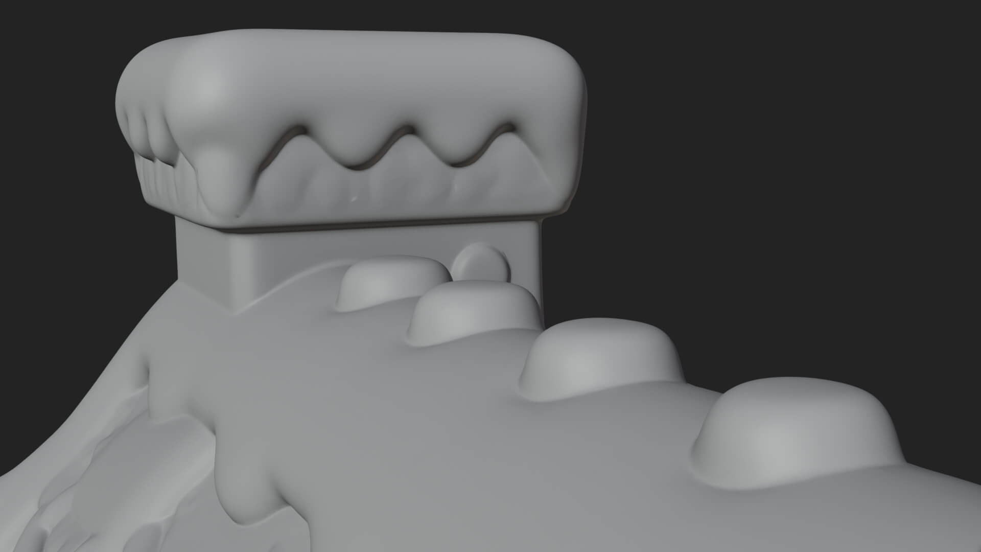 Gingerbread Candy House Design 1 3D Print Model 3D Model