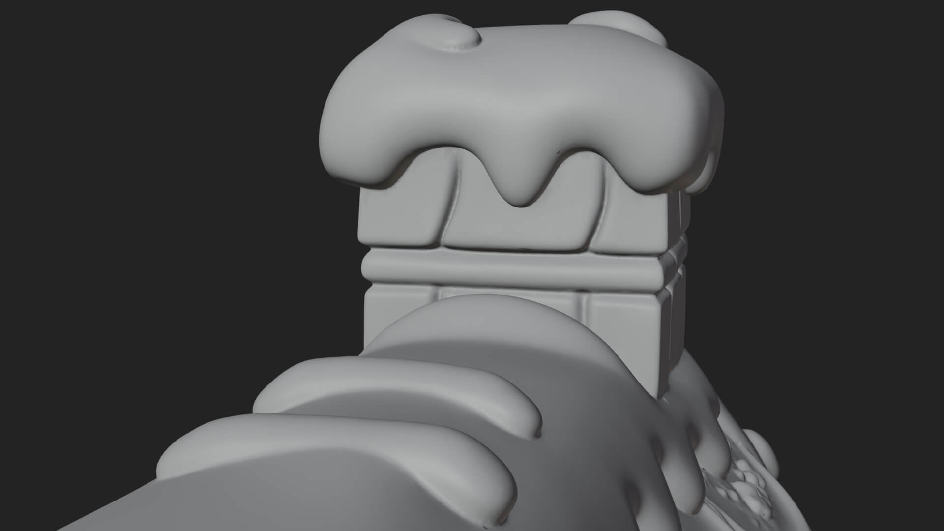 Gingerbread Candy House Design 2 3D Print Model 3D Model