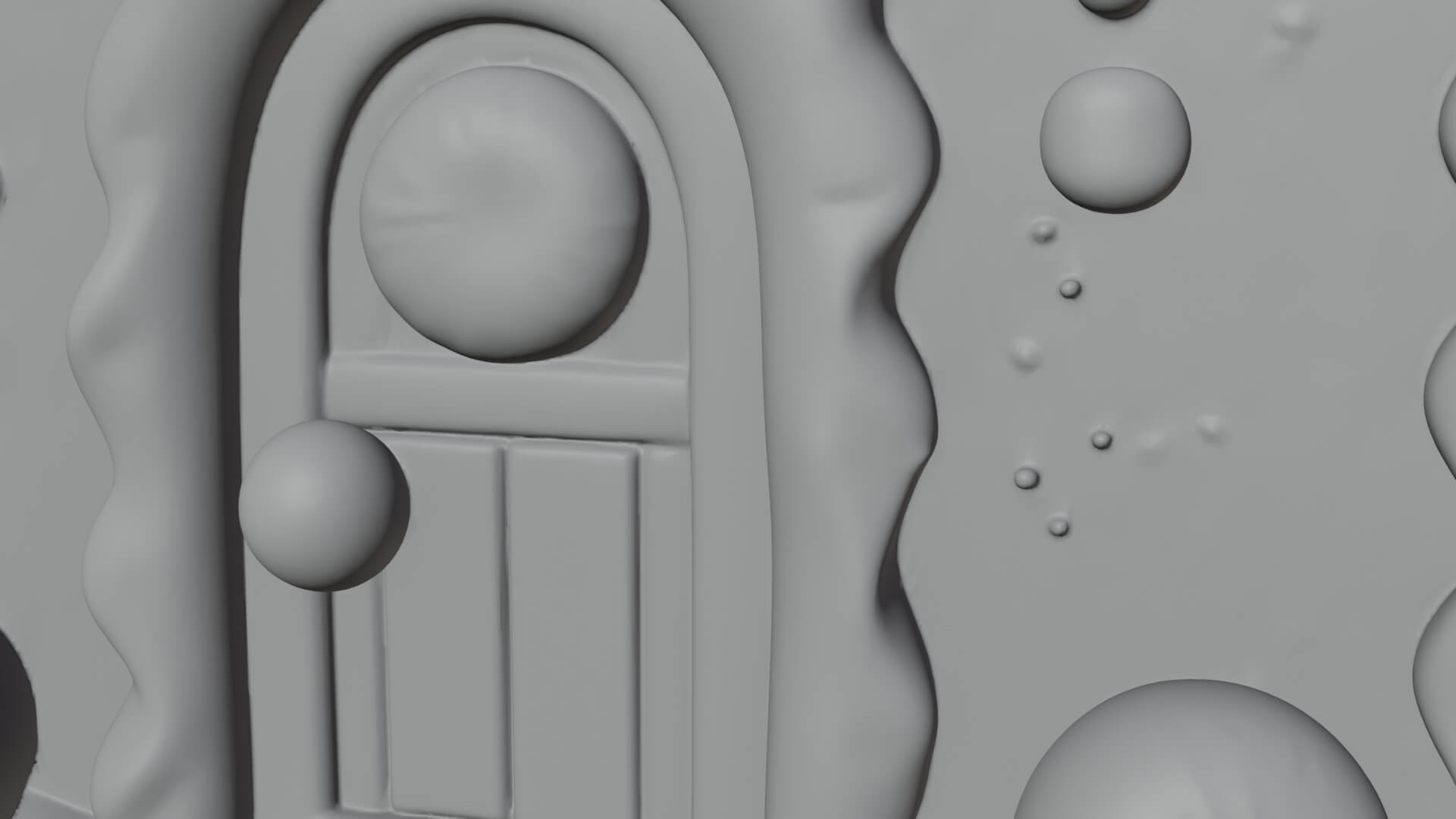 Gingerbread Candy House Design 2 3D Print Model 3D Model