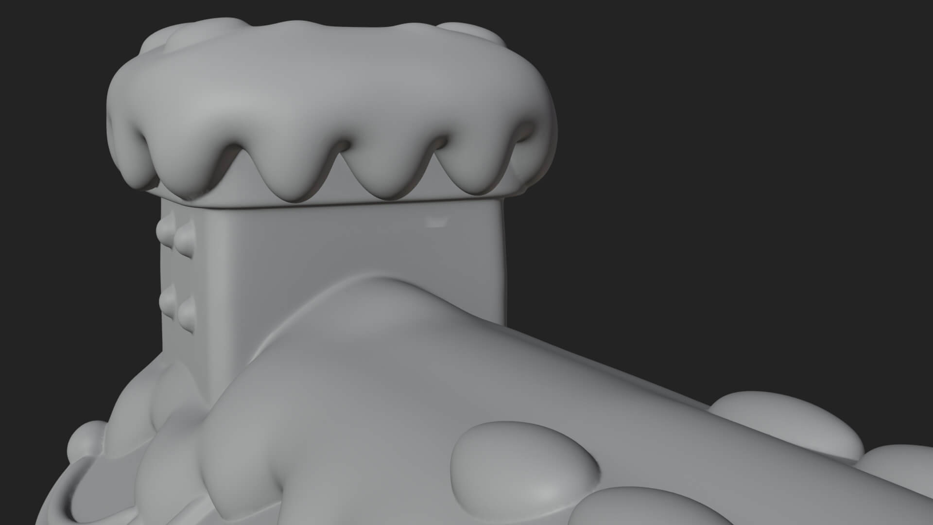 Gingerbread Candy House Design 4 3D Print Model 3D Model