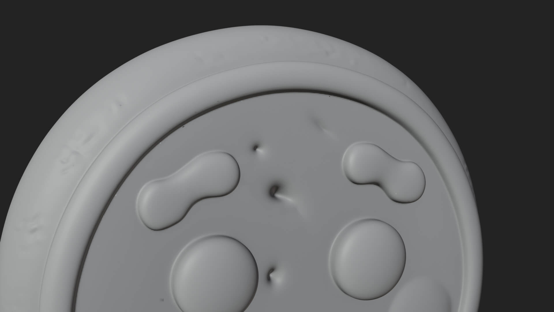 Gingerbread Man Cookie Ornament Design 1 3D Print Model 3D Model