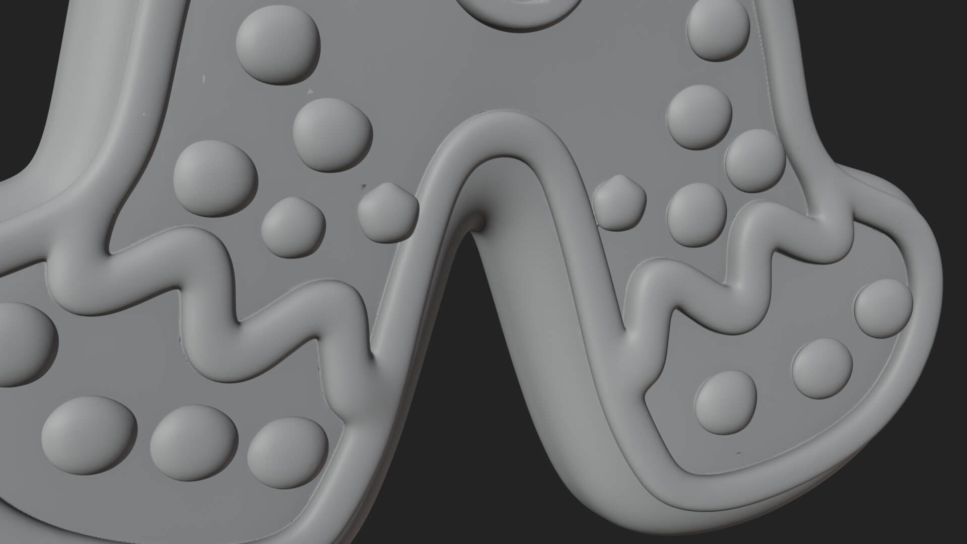Gingerbread Man Cookie Ornament Design 3 3d Print Model 3D Model