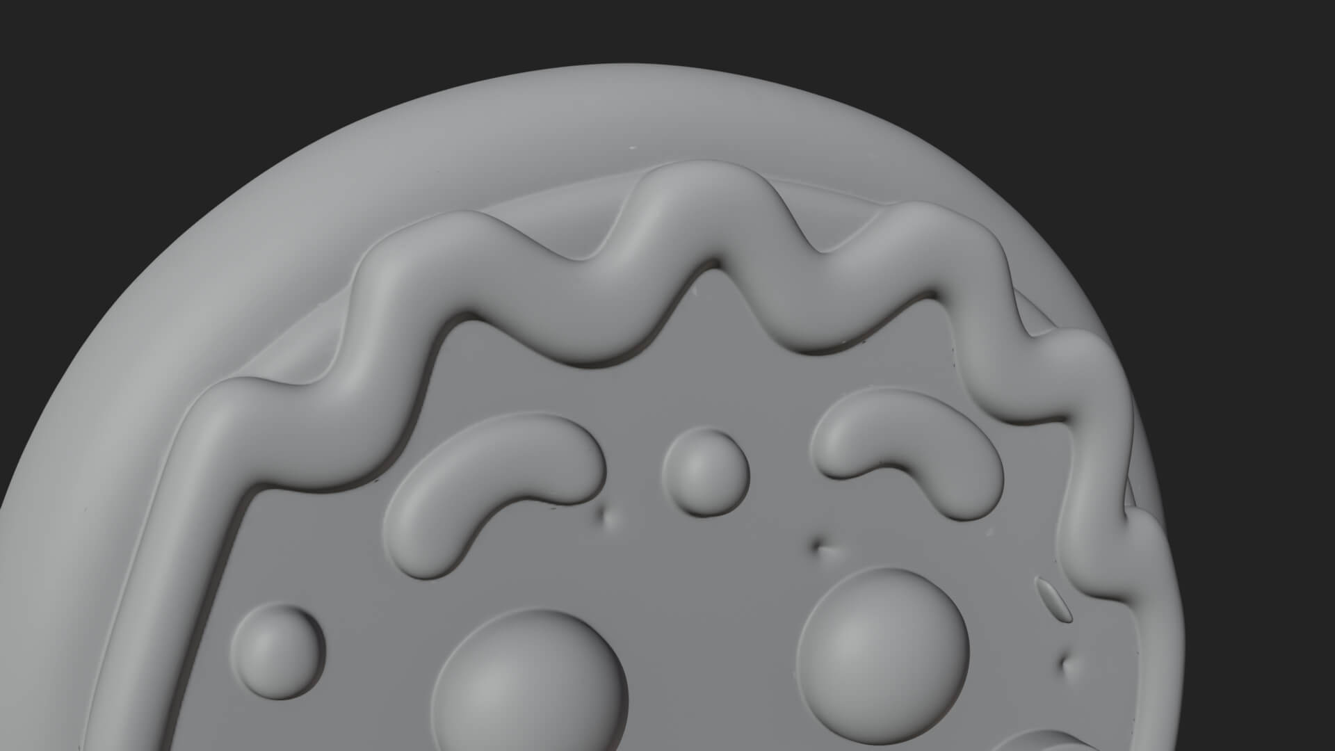Gingerbread Man Cookie Ornament Design 4 3D Print Model 3D Model