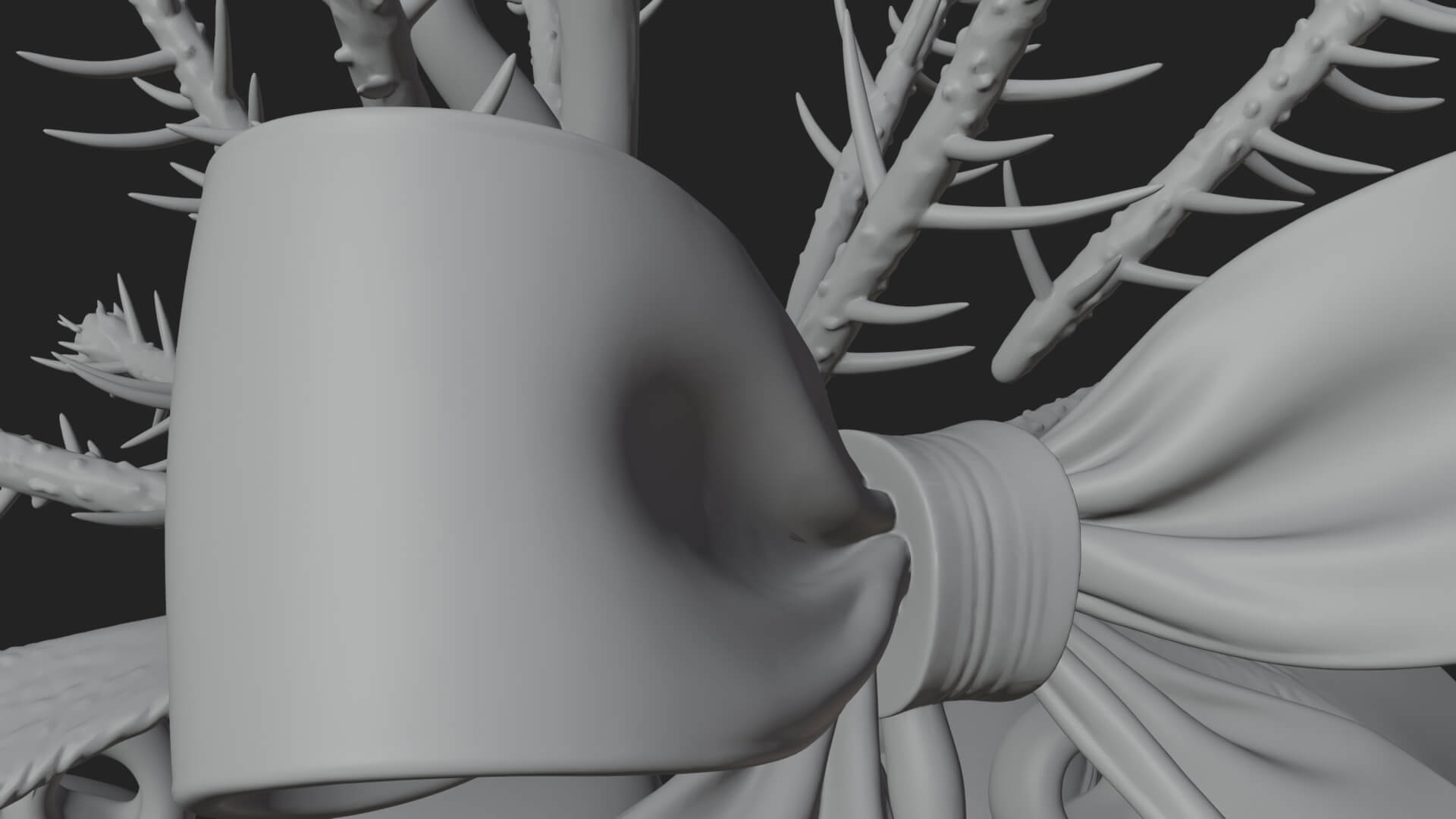 Golden Christmas Bells Ornament Design 6 3D Print Model 3D Model