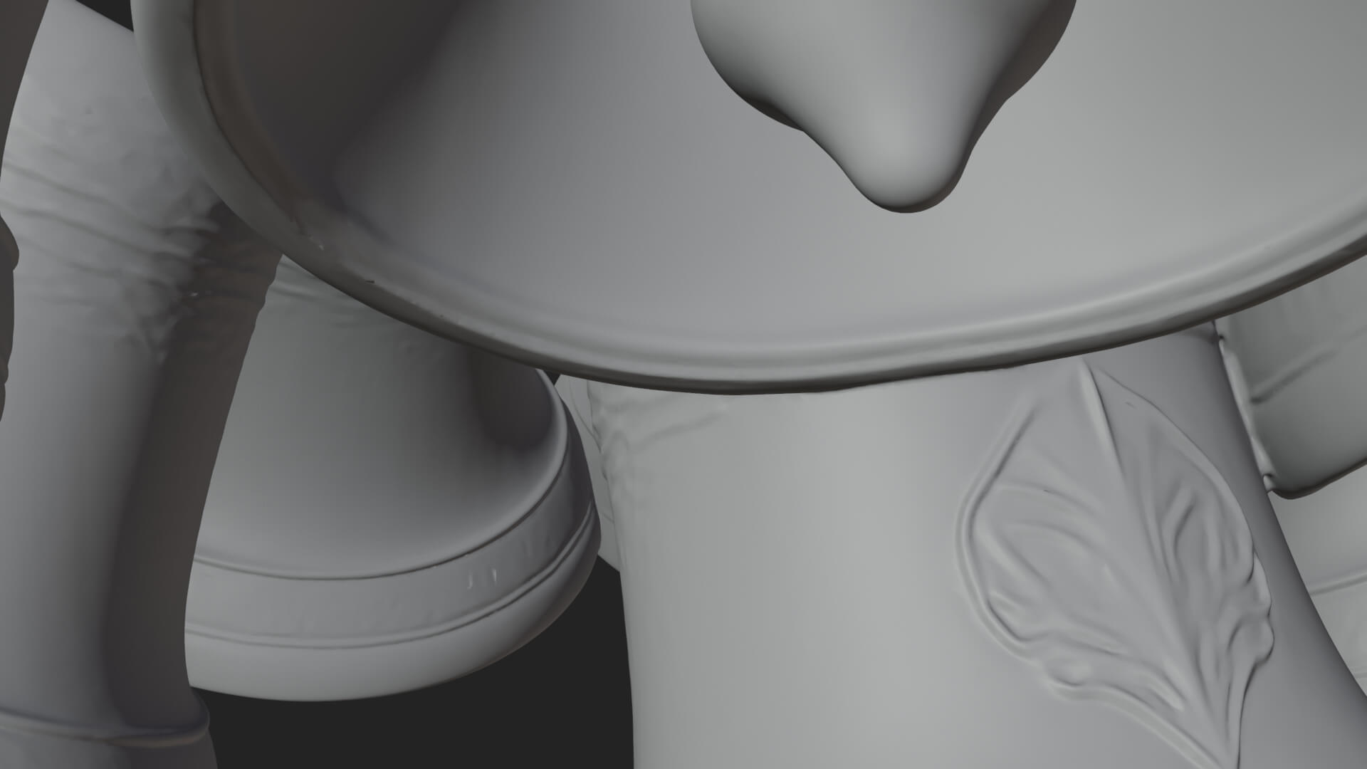 Golden Christmas Bells Ornament Design 8 3D Print Model 3D Model