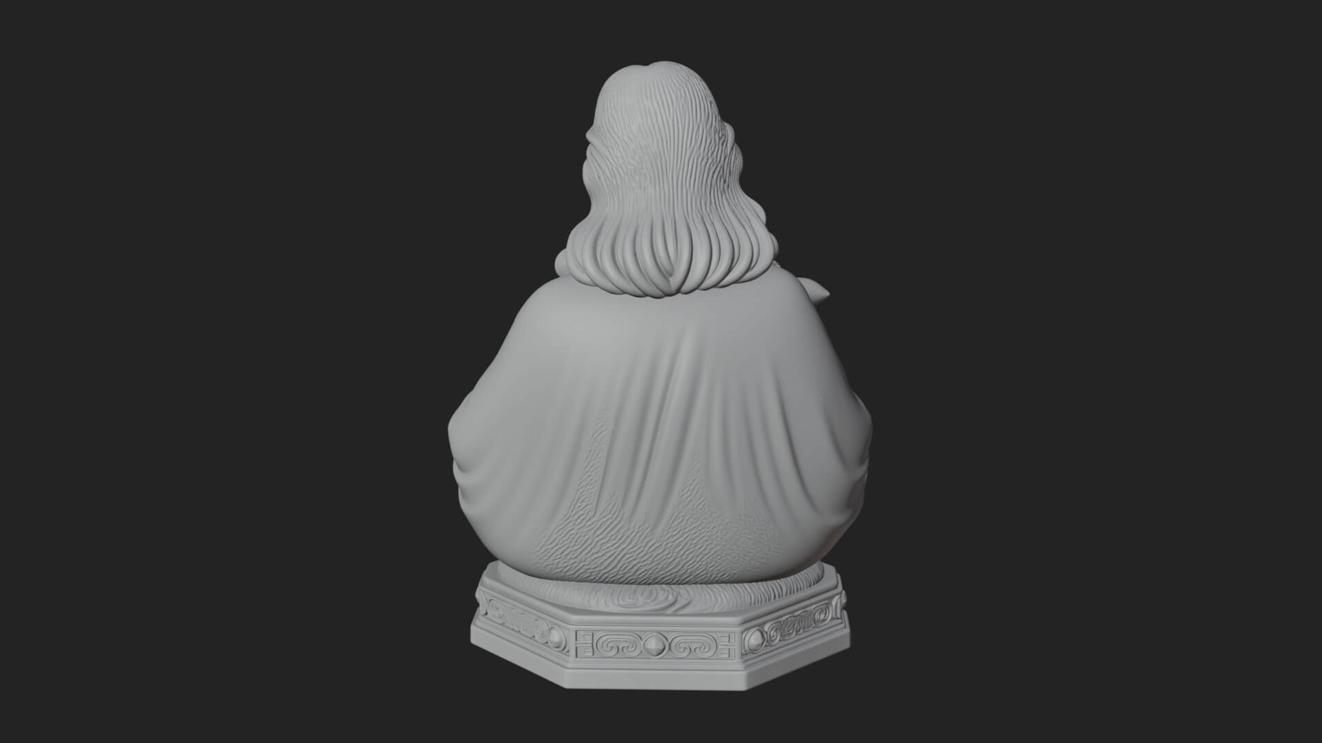 Good Shepherd Lamb Bust Statue Design 1 3D Print Model 3D Model