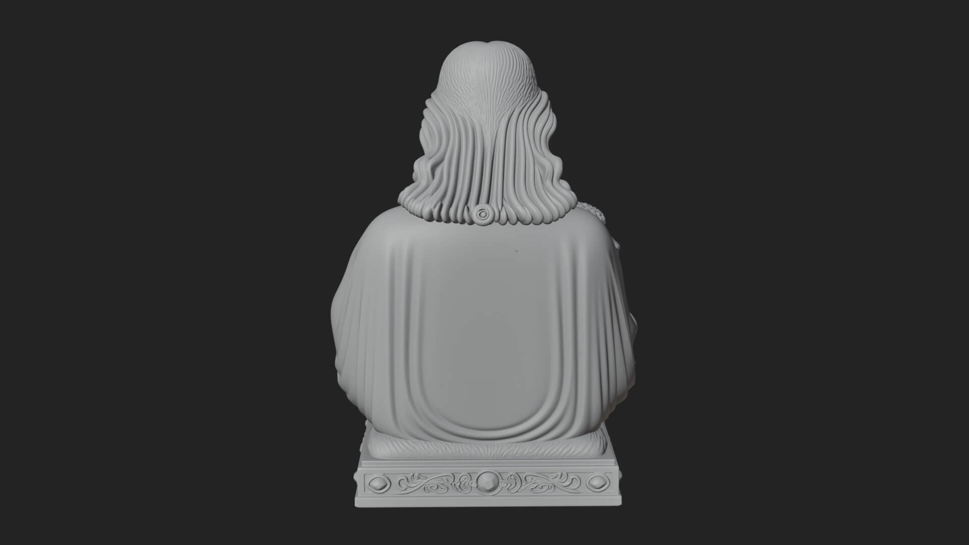 Good Shepherd Lamb Bust Statue Design 2 3D Print Model 3D Model