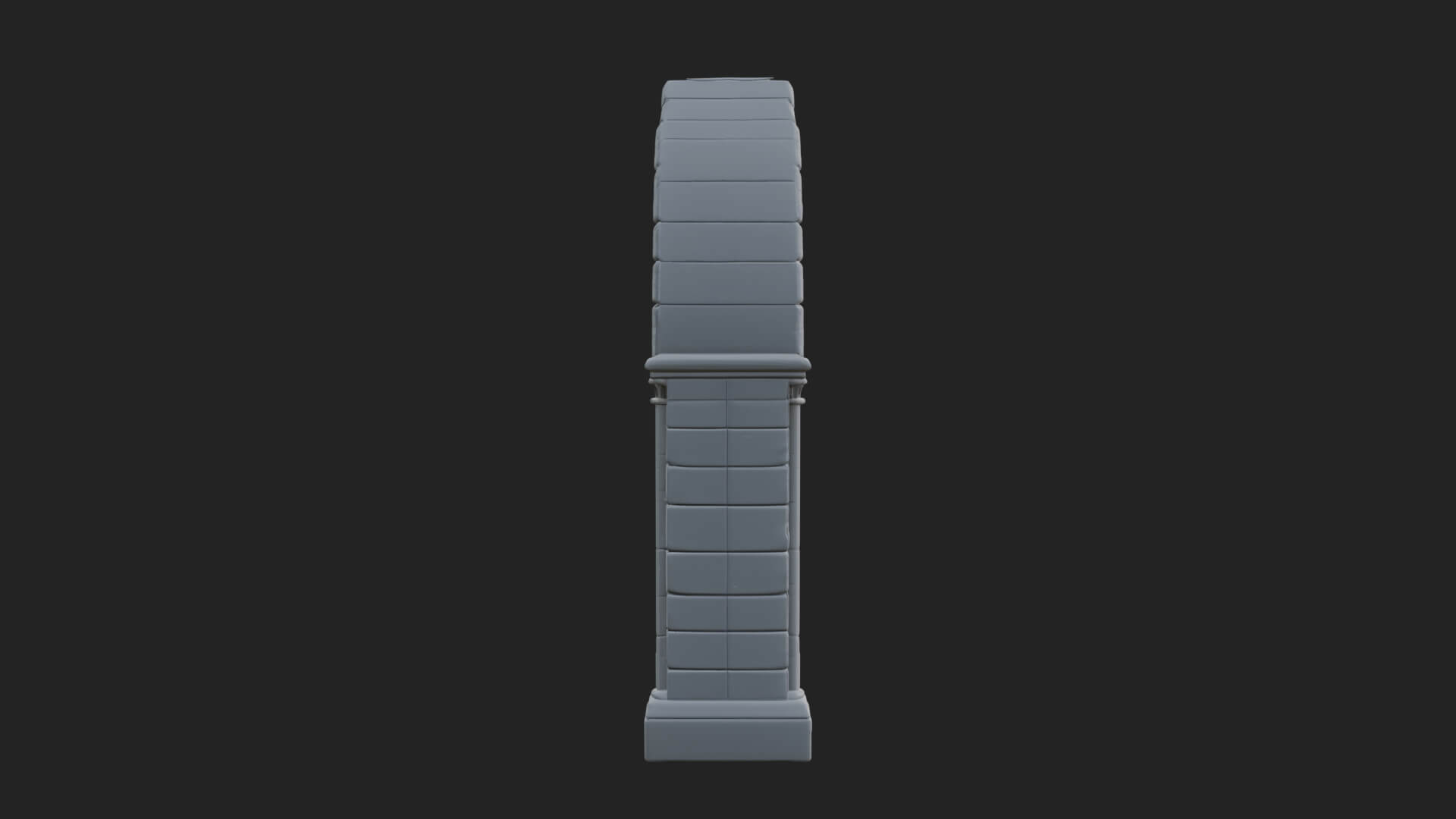 Gothic Arch Doorway Model Design 10 3D Print Model 3D Model