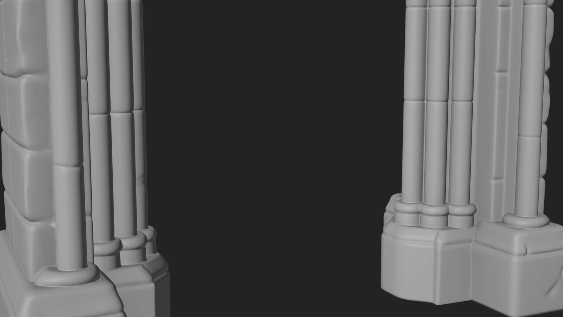 Gothic Arch Doorway Model Design 10 3D Print Model 3D Model