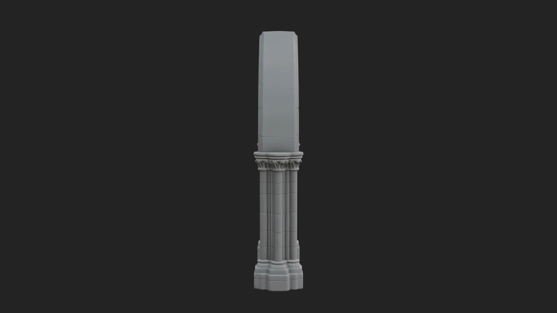Gothic Arch Doorway Model Design 11 3D Print Model 3D Model