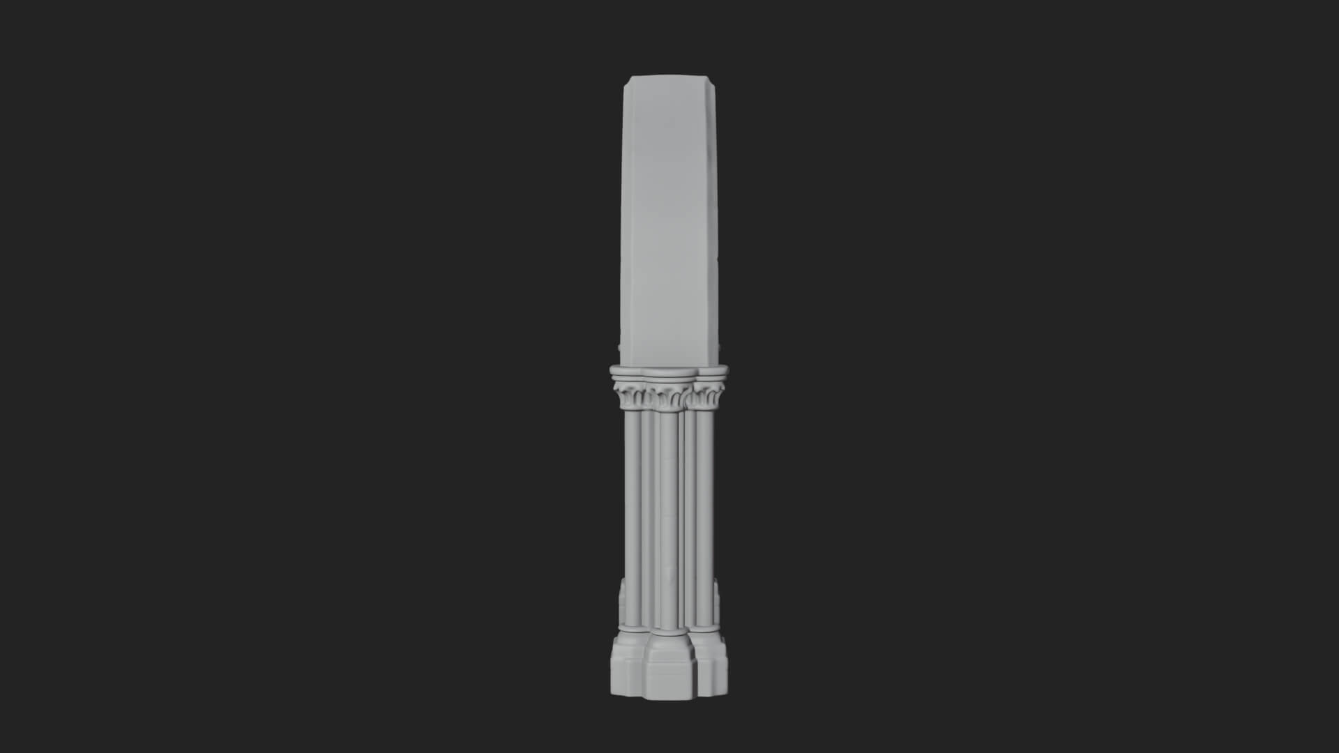 Gothic Arch Doorway Model Design 11 3D Print Model 3D Model