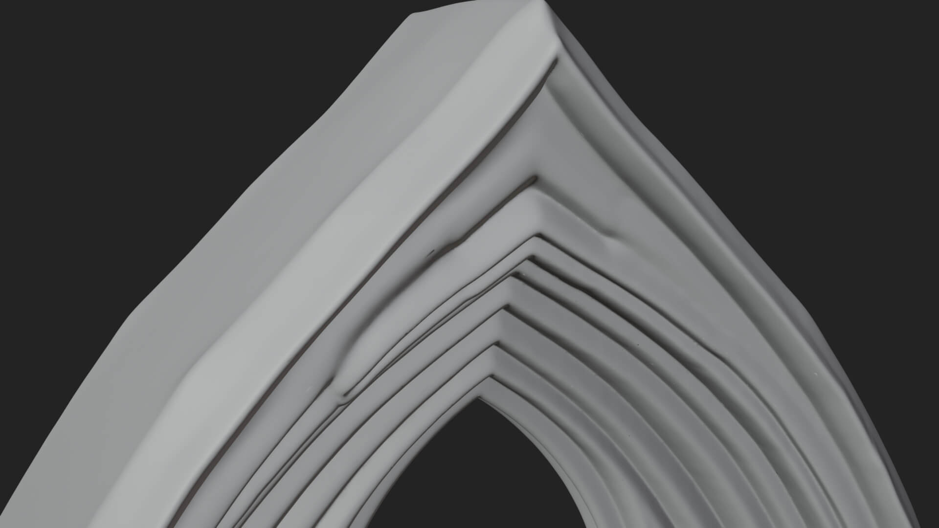 Gothic Arch Doorway Model Design 11 3D Print Model 3D Model