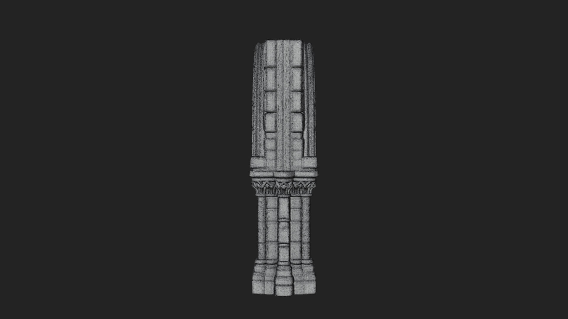 Gothic Arch Doorway Model Design 14 3D Print Model 3D Model