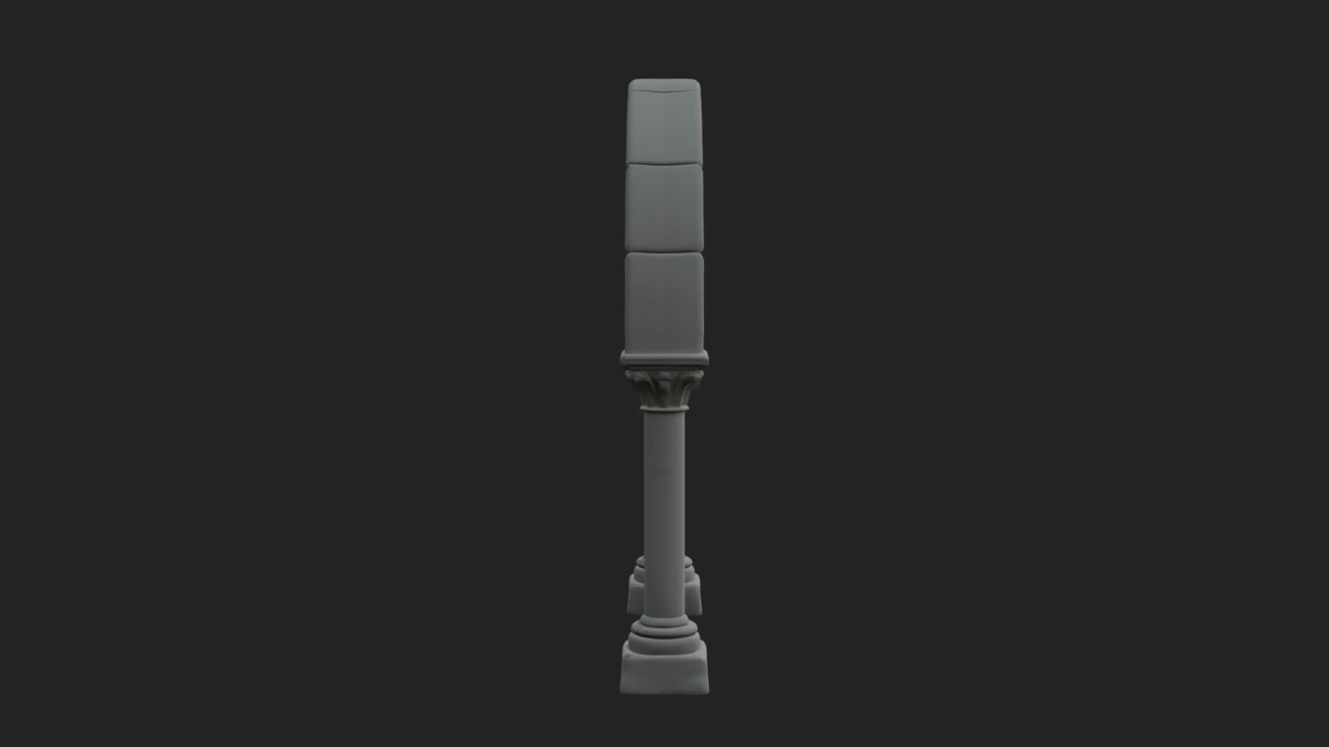 Gothic Arch Doorway Model Design 6 3D Print Model 3D Model