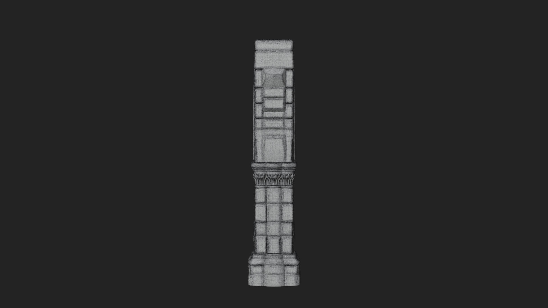 Gothic Arch Doorway Model Design 8 3D Print Model 3D Model