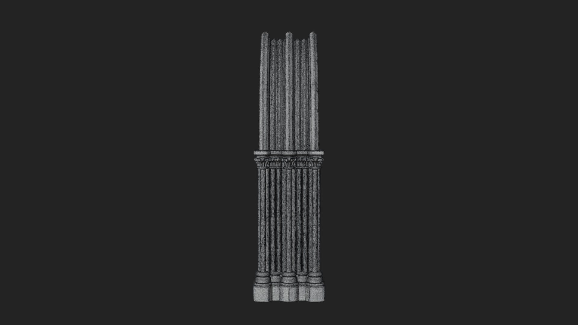 Gothic Arch Doorway Model Design 9 3D Print Model 3D Model