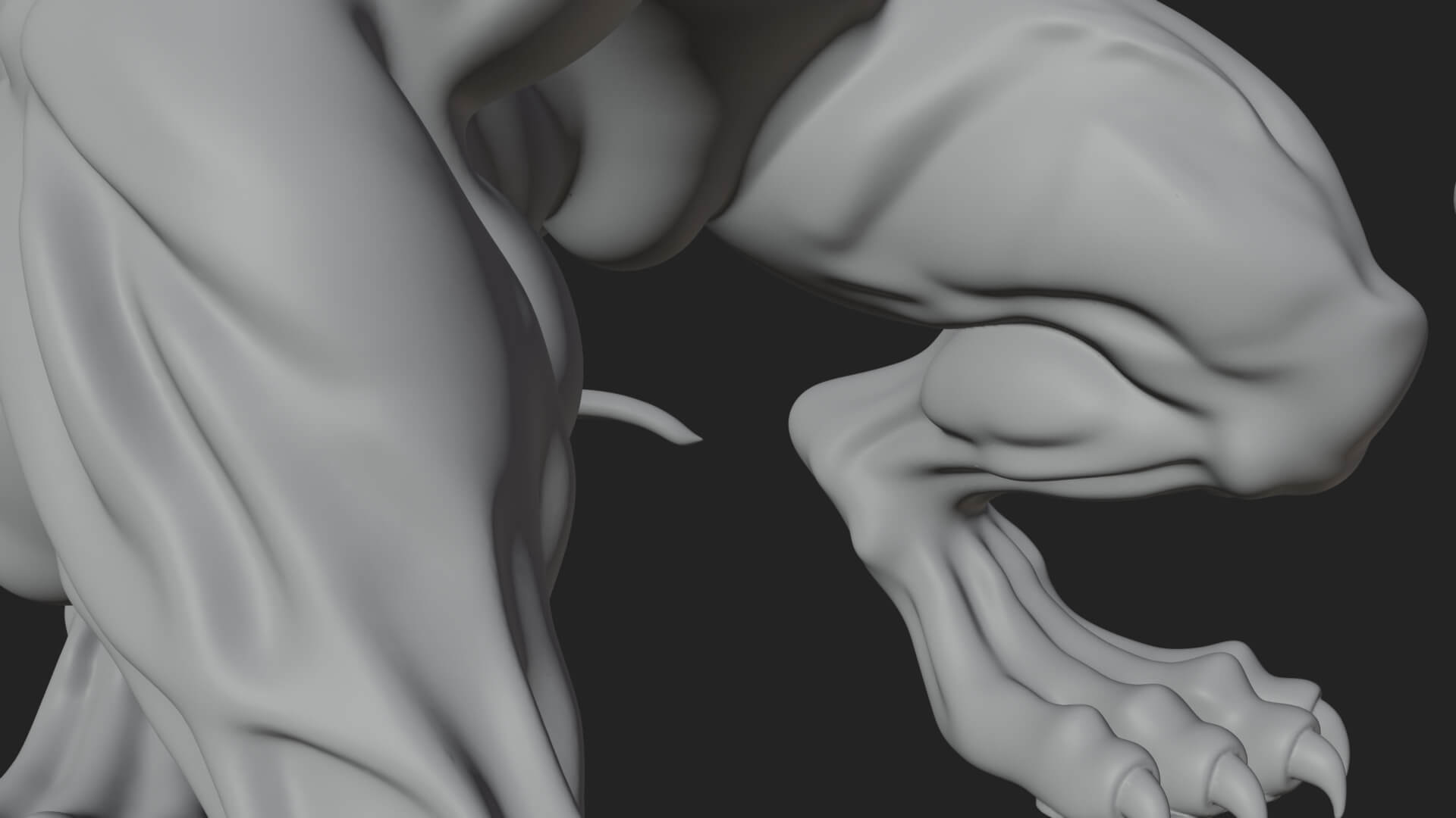 Gothic Gargoyle Statue Design 10 3D Print Model 3D Model