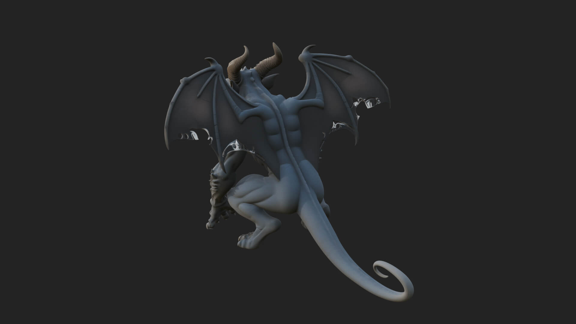 Gothic Gargoyle Statue Design 12 3d Print Model 3D Model