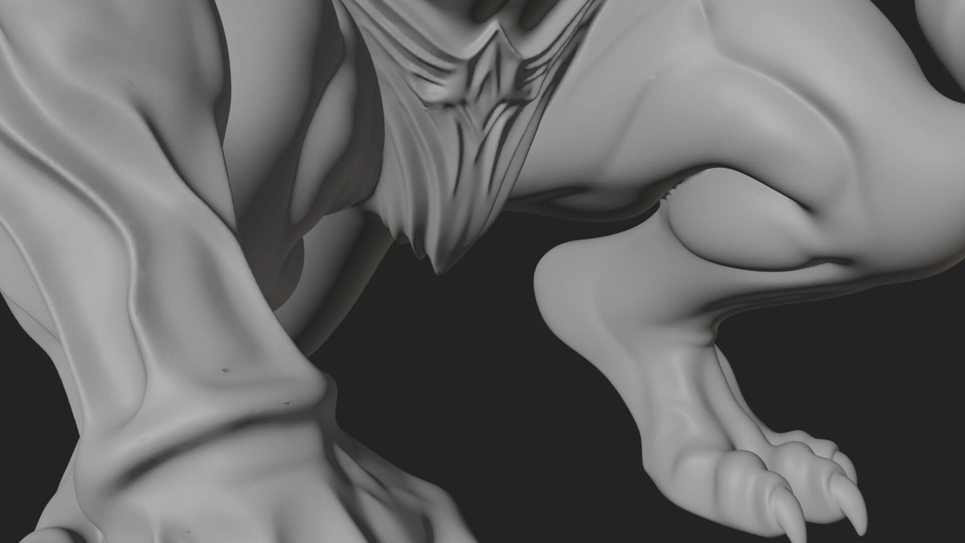 Gothic Gargoyle Statue Design 12 3d Print Model 3D Model