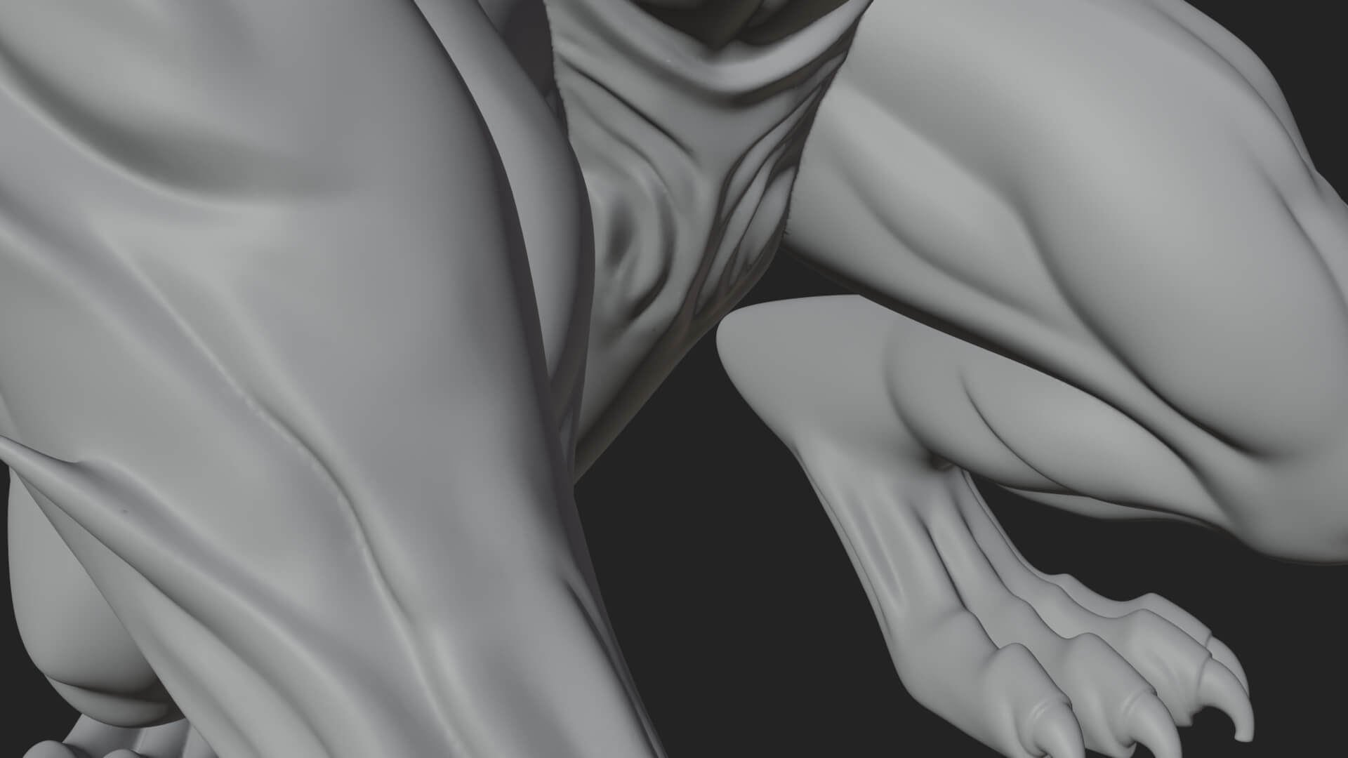 Gothic Gargoyle Statue Design 9 3D Print Model 3D Model