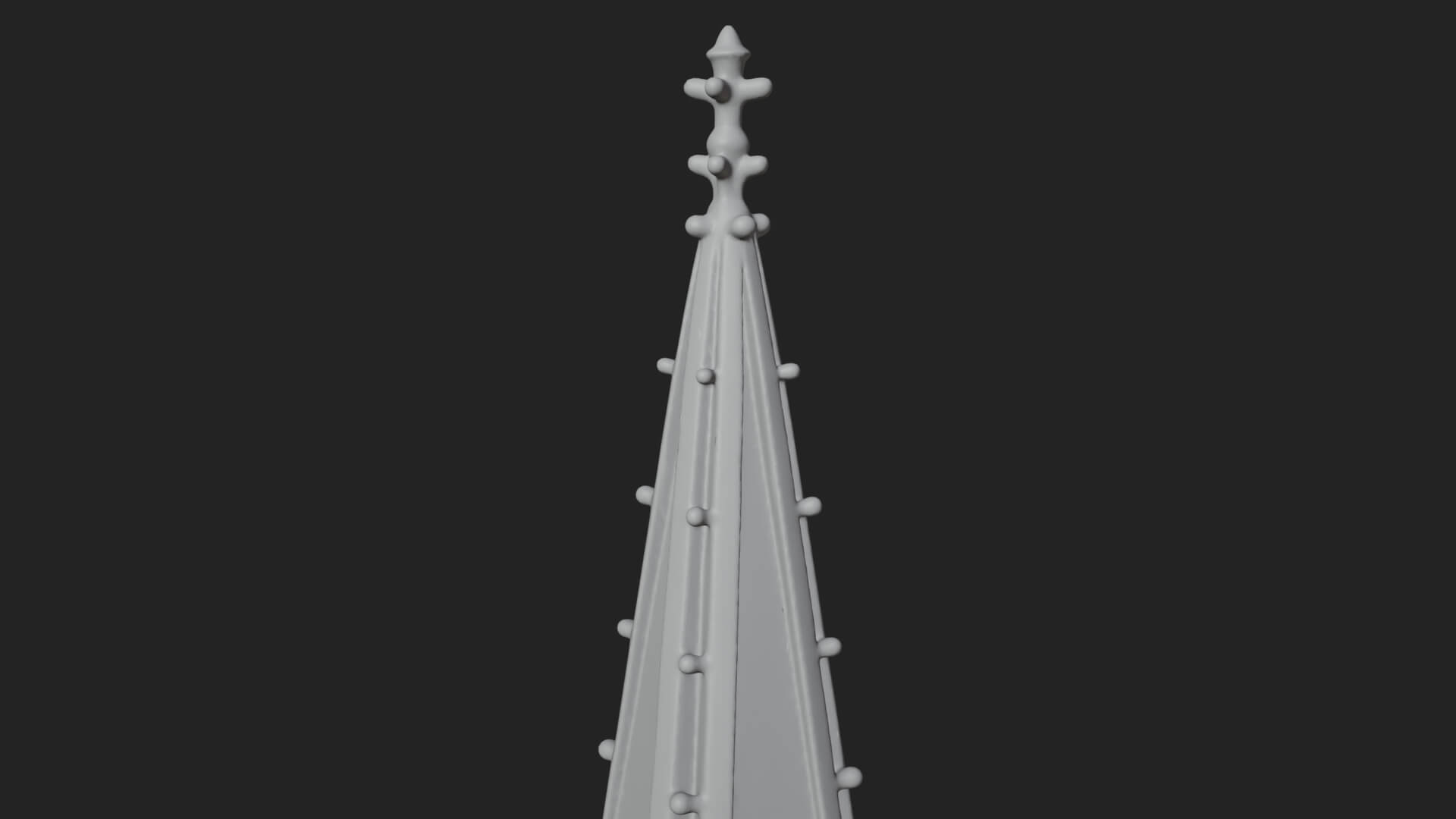 Gothic Spire Tower Design 10 3D Print Model 3D Model