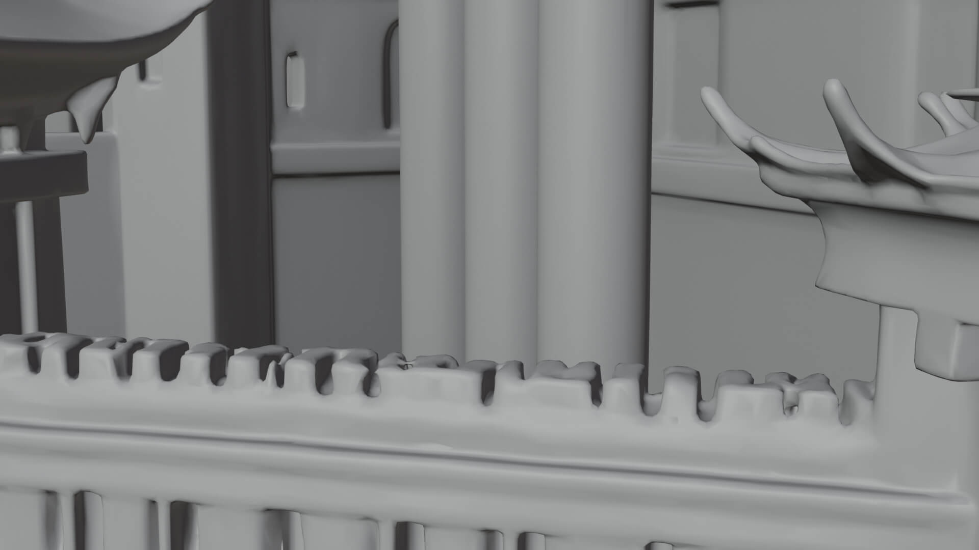 Gothic Spire Tower Design 5 3D Print Model 3D Model