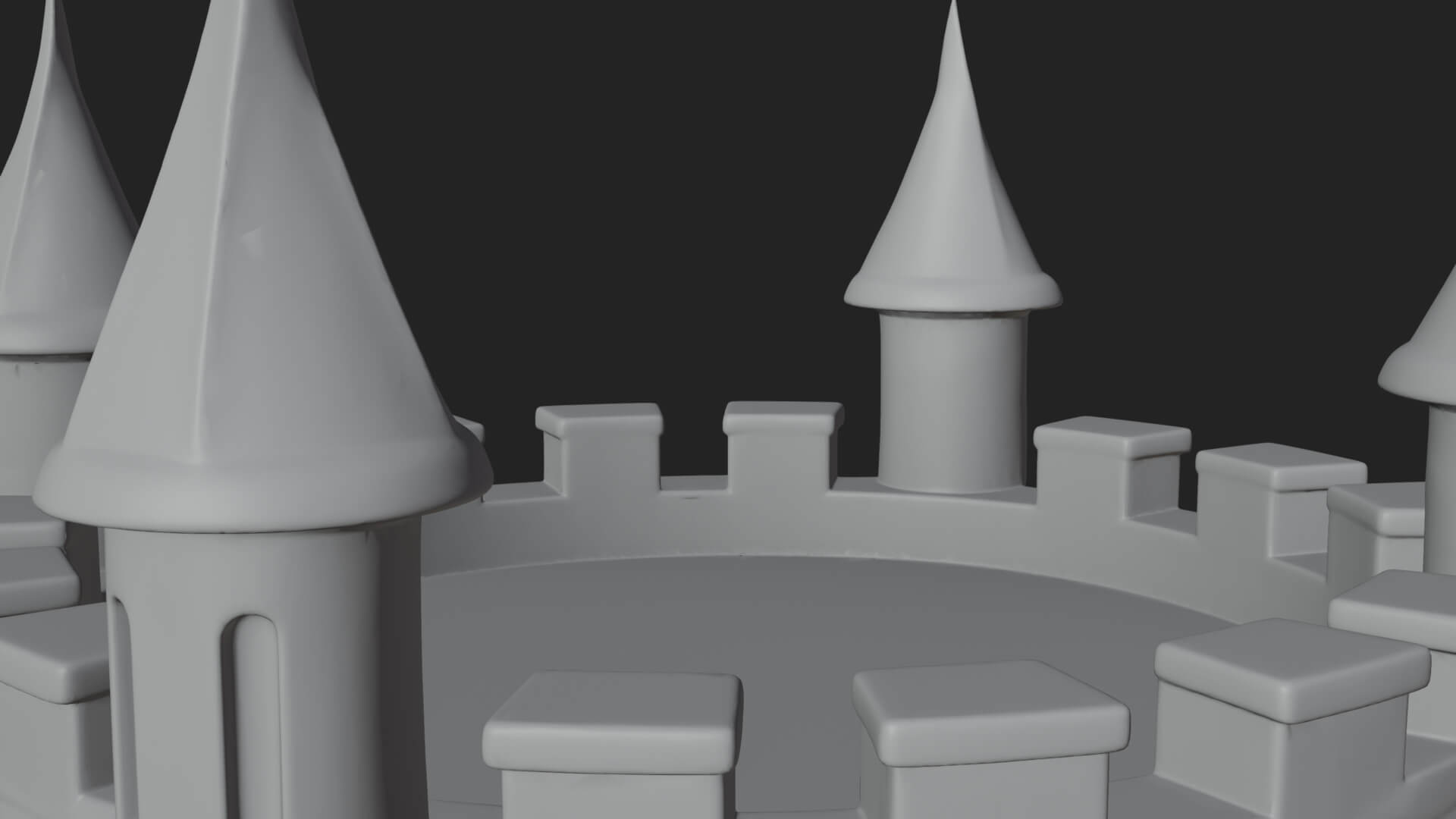 Gothic Spire Tower Design 8 3D Print Model 3D Model