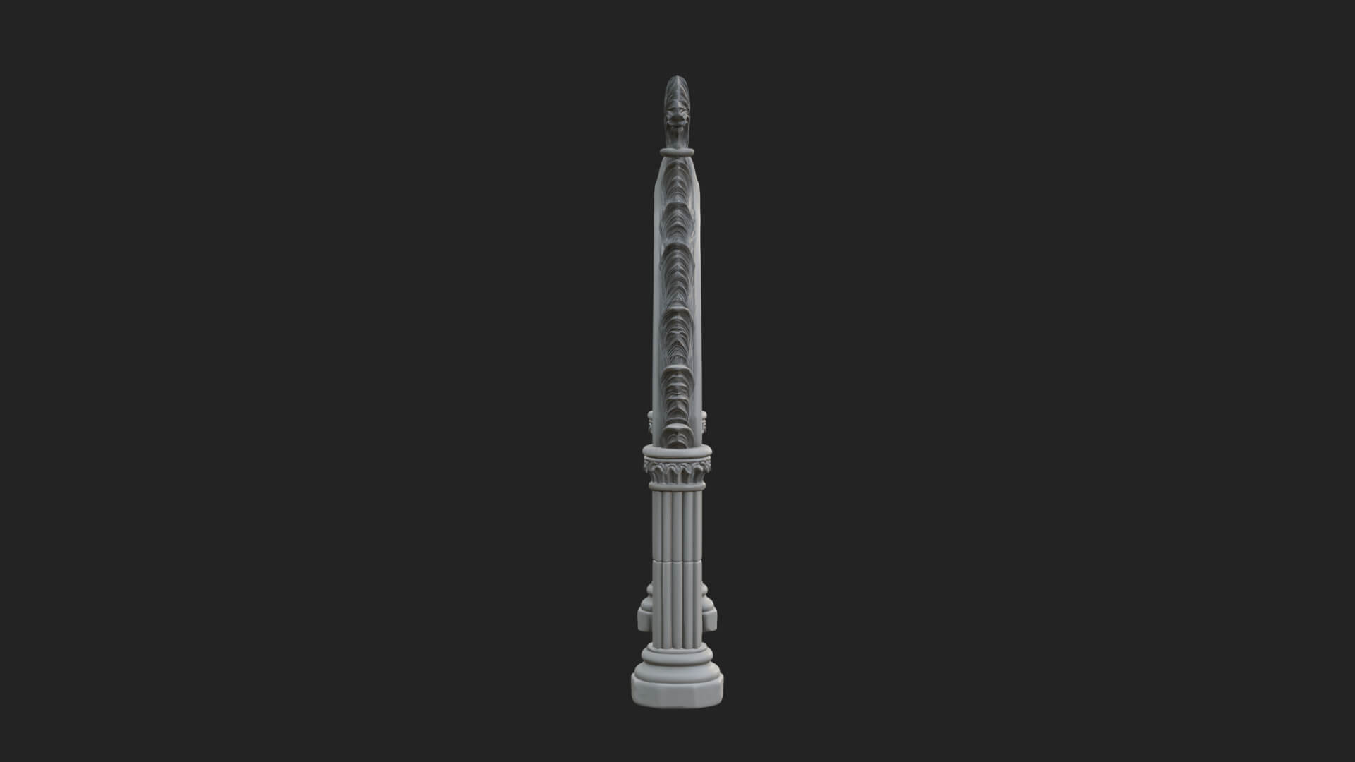 Gothic Stone Arch Design 3 3D Print Model 3D Model