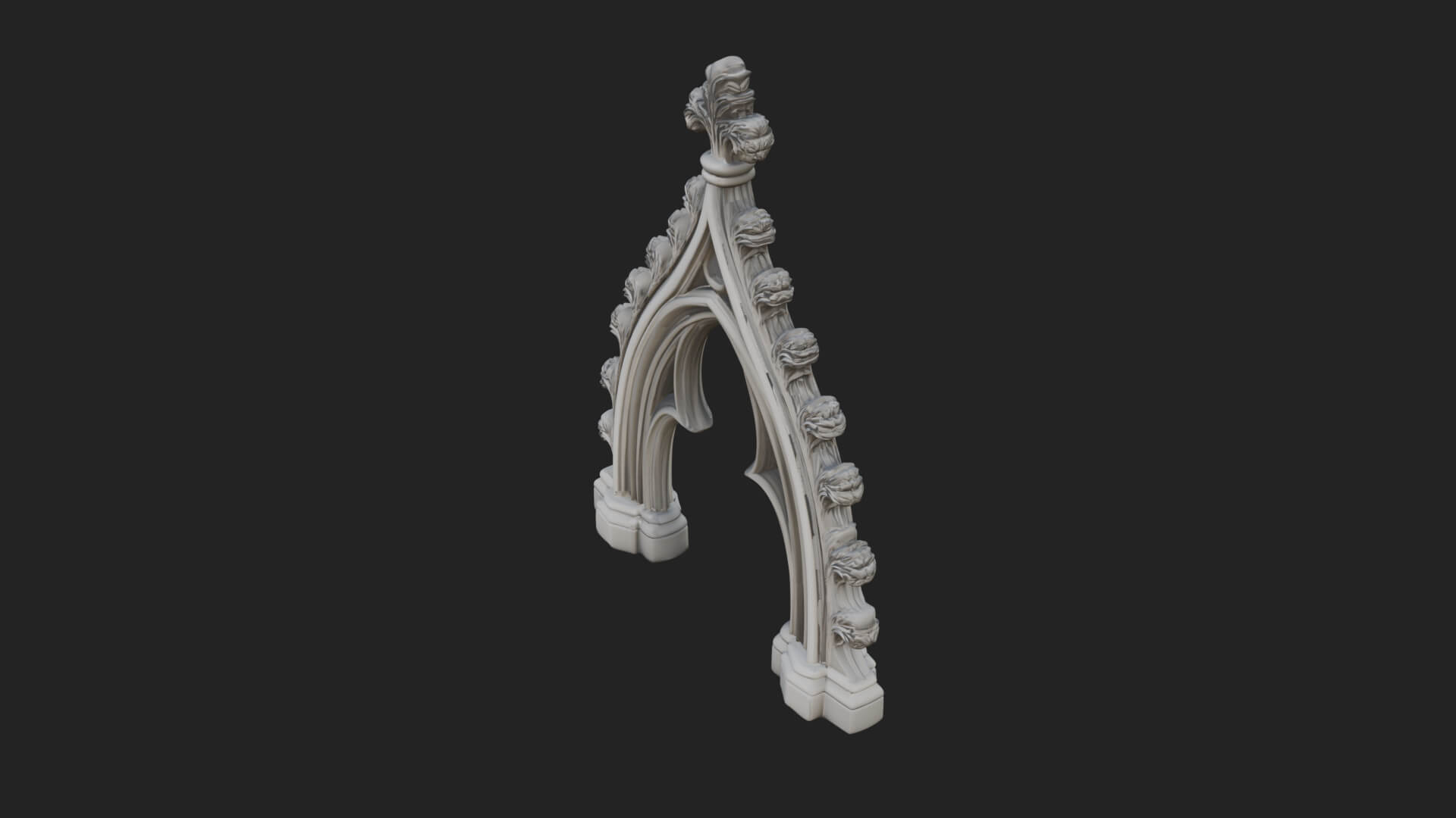 Gothic Stone Arch Design 5 3D Print Model 3D Model