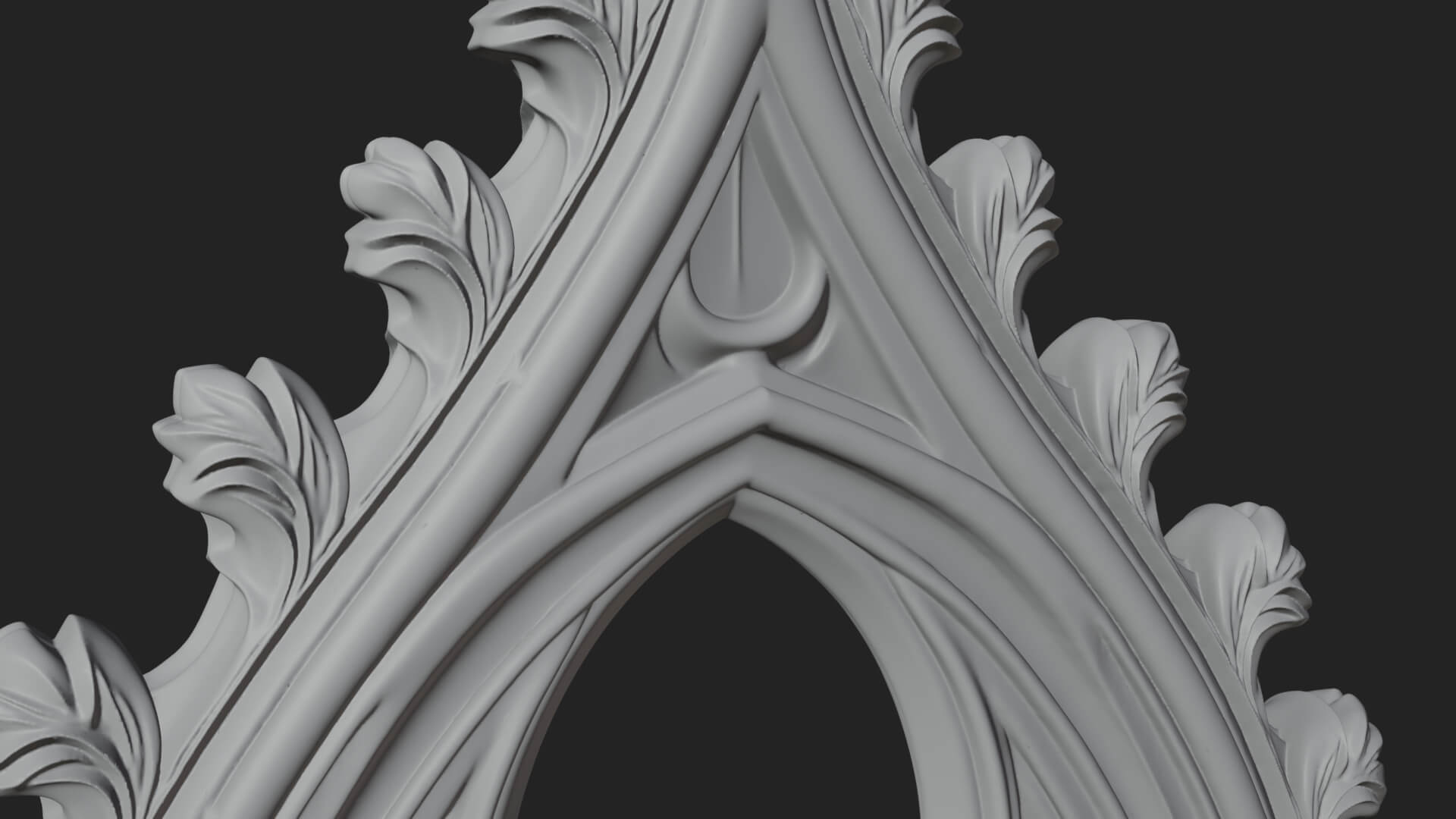 Gothic Stone Arch Design 5 3D Print Model 3D Model