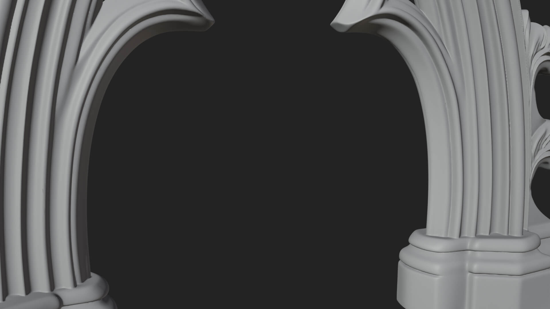 Gothic Stone Arch Design 5 3D Print Model 3D Model