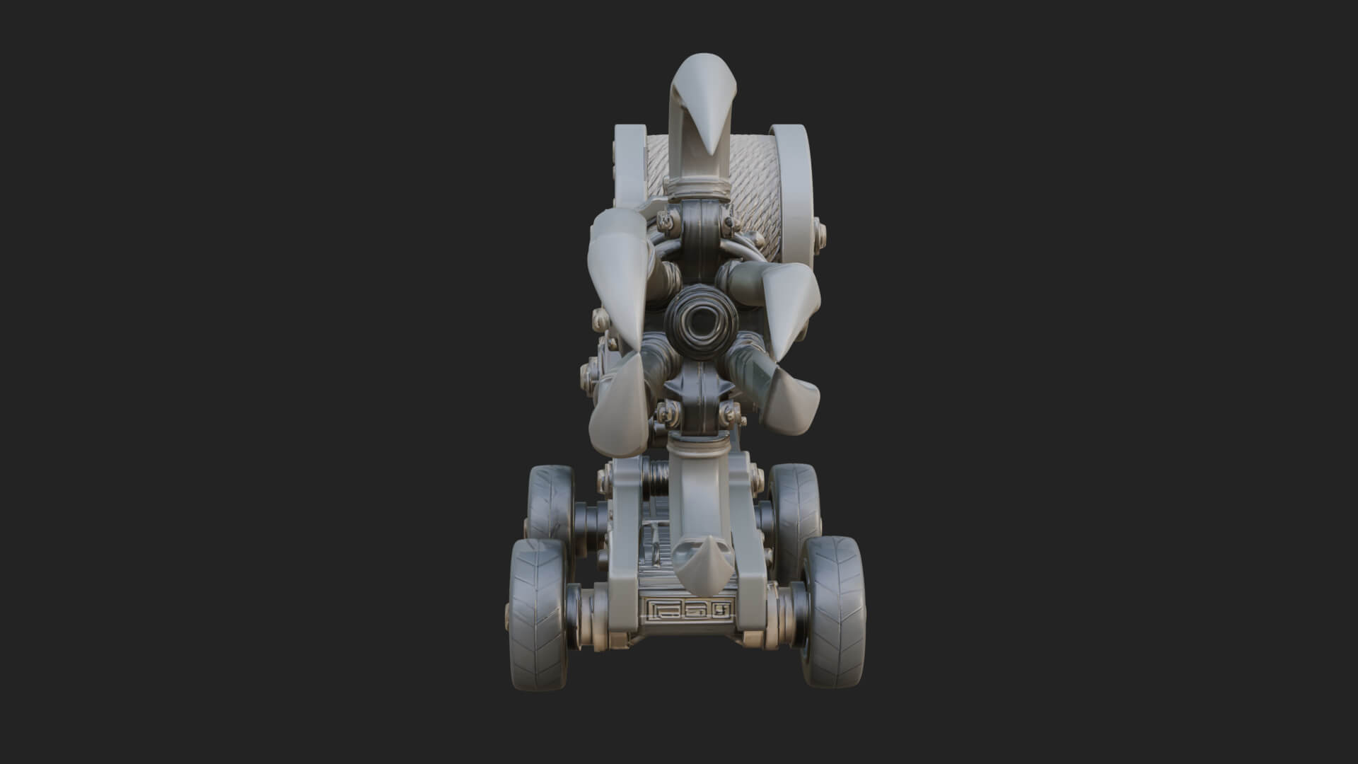 Grappling Claw Engine Model Design 2 3D Print Model 3D Model