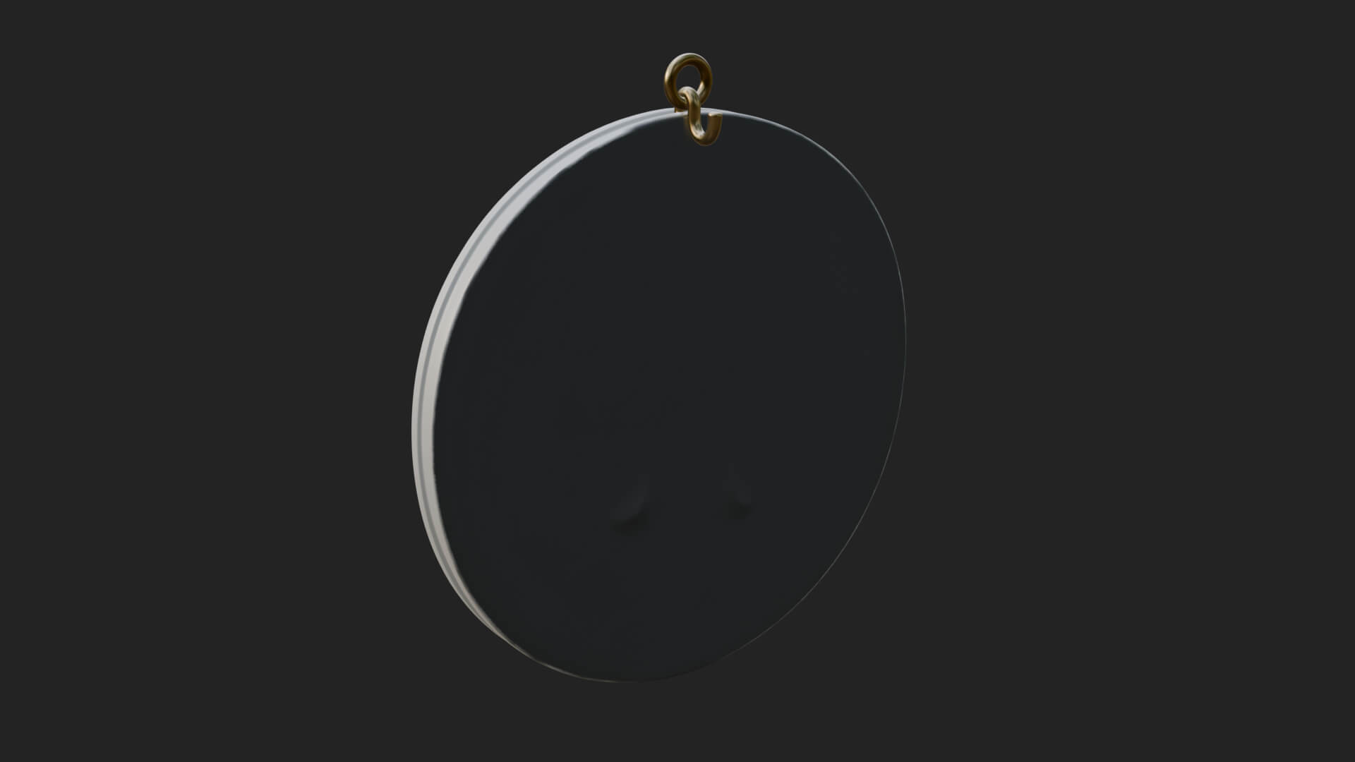 Greek Goddess Oval Relief Plaque Design 2 3D Print Model 3D Model