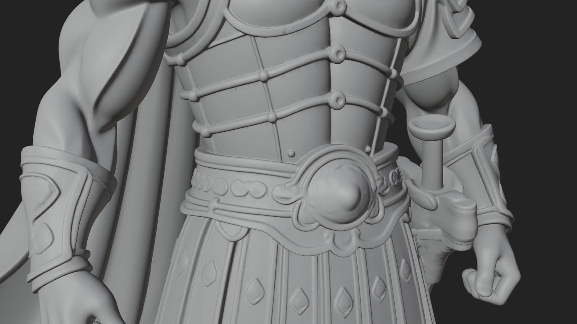 Greek Hoplite Warrior Statue Design 18 3D Print Model 3D Model