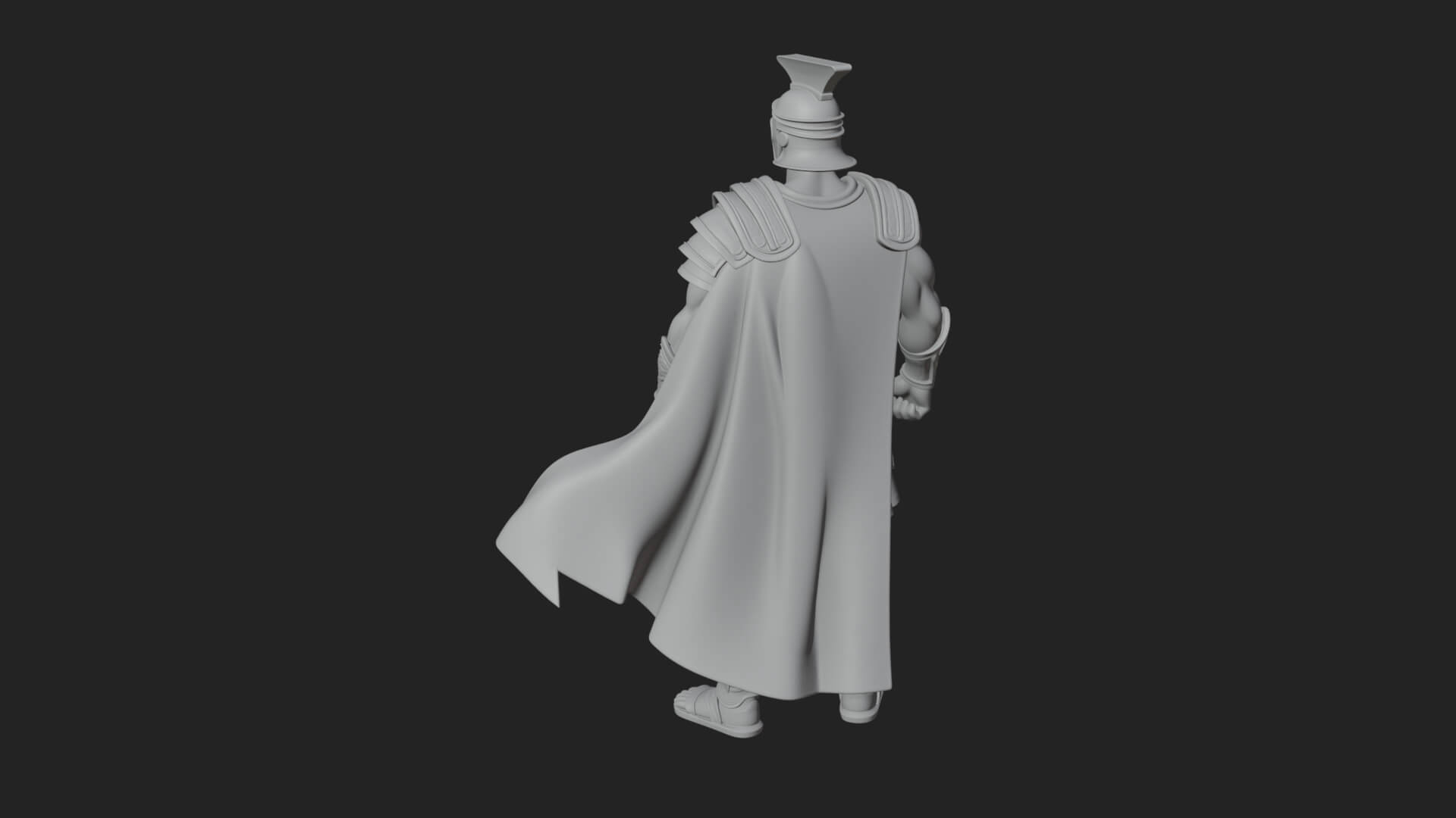 Greek Hoplite Warrior Statue Design 19 3D Print Model 3D Model