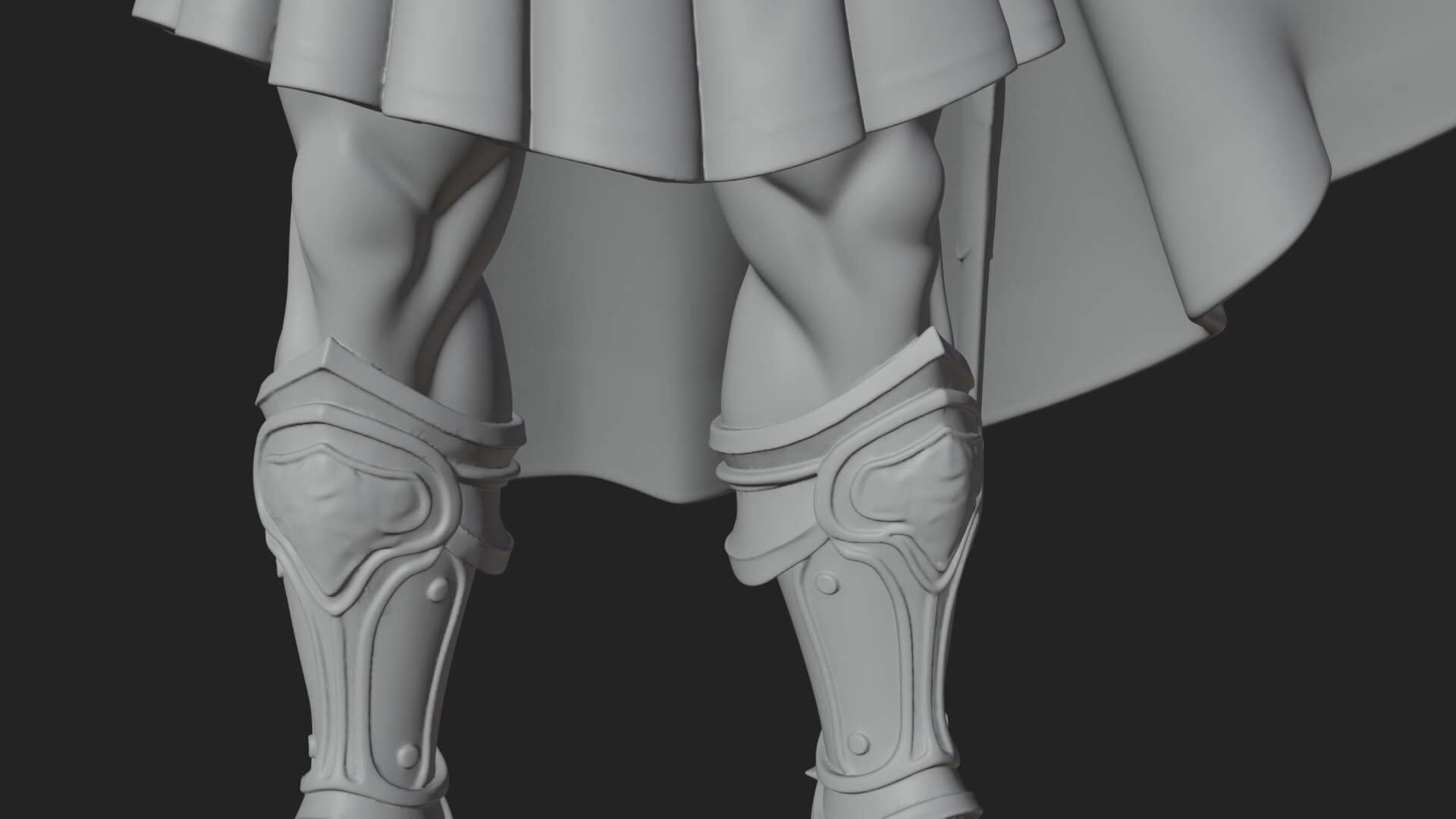 Greek Hoplite Warrior Statue Design 19 3D Print Model 3D Model