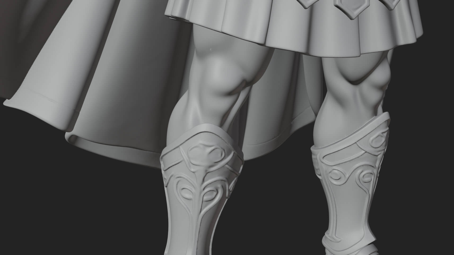 Greek Hoplite Warrior Statue Design 22 3D Print Model 3D Model