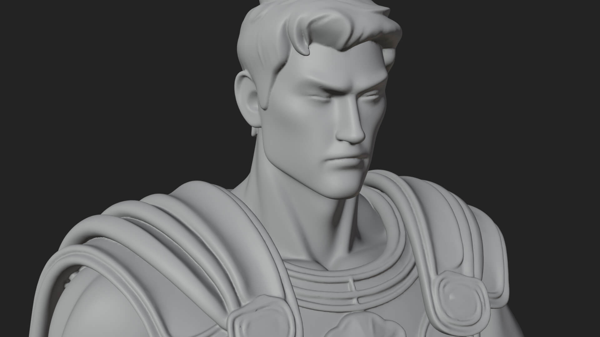 Greek Hoplite Warrior Statue Design 23 3D Print Model 3D Model
