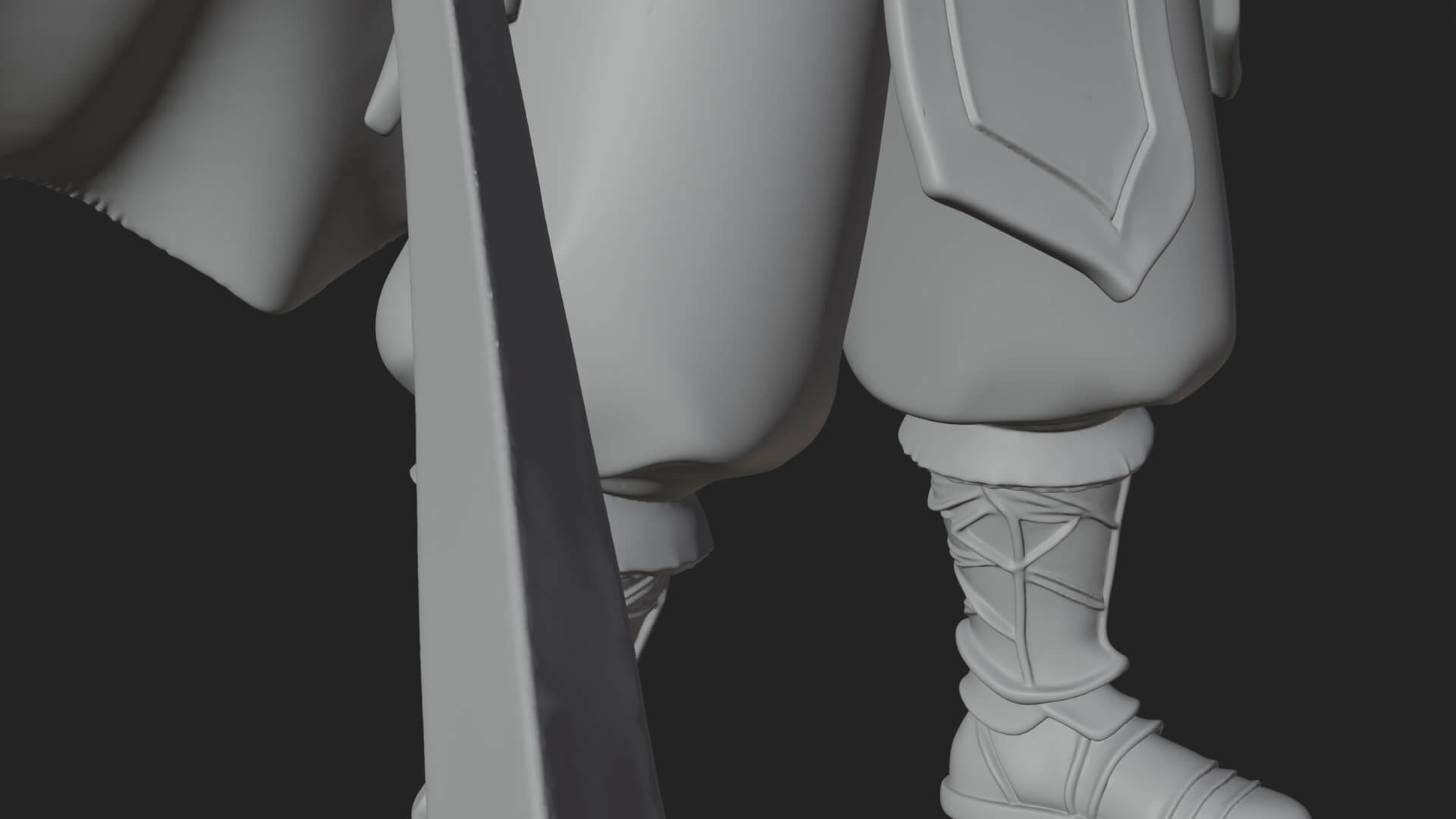 Greek Hoplite Warrior Statue Design 25 3D Print Model 3D Model