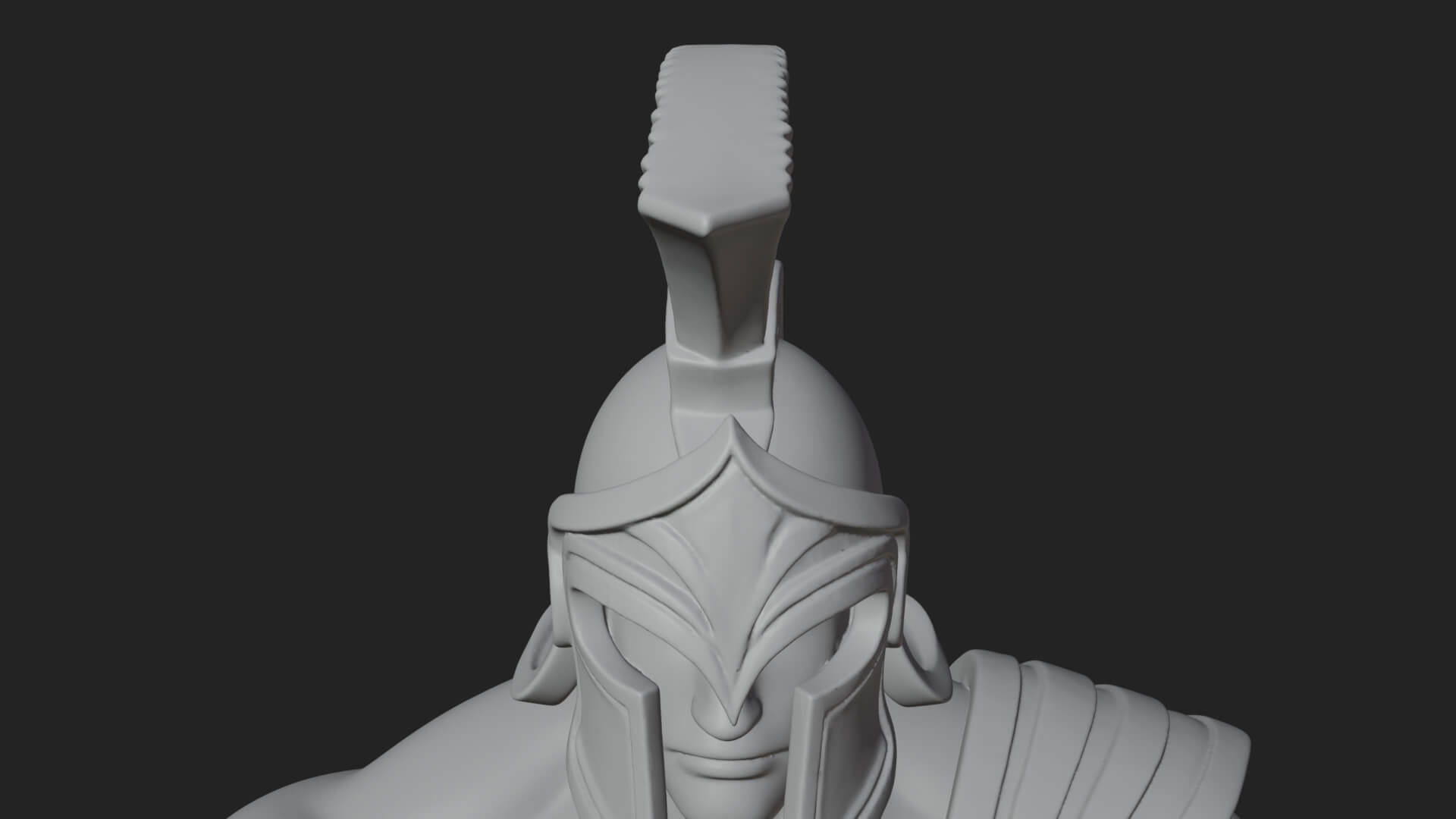 Greek Hoplite Warrior Statue Design 28 3D Print Model 3D Model