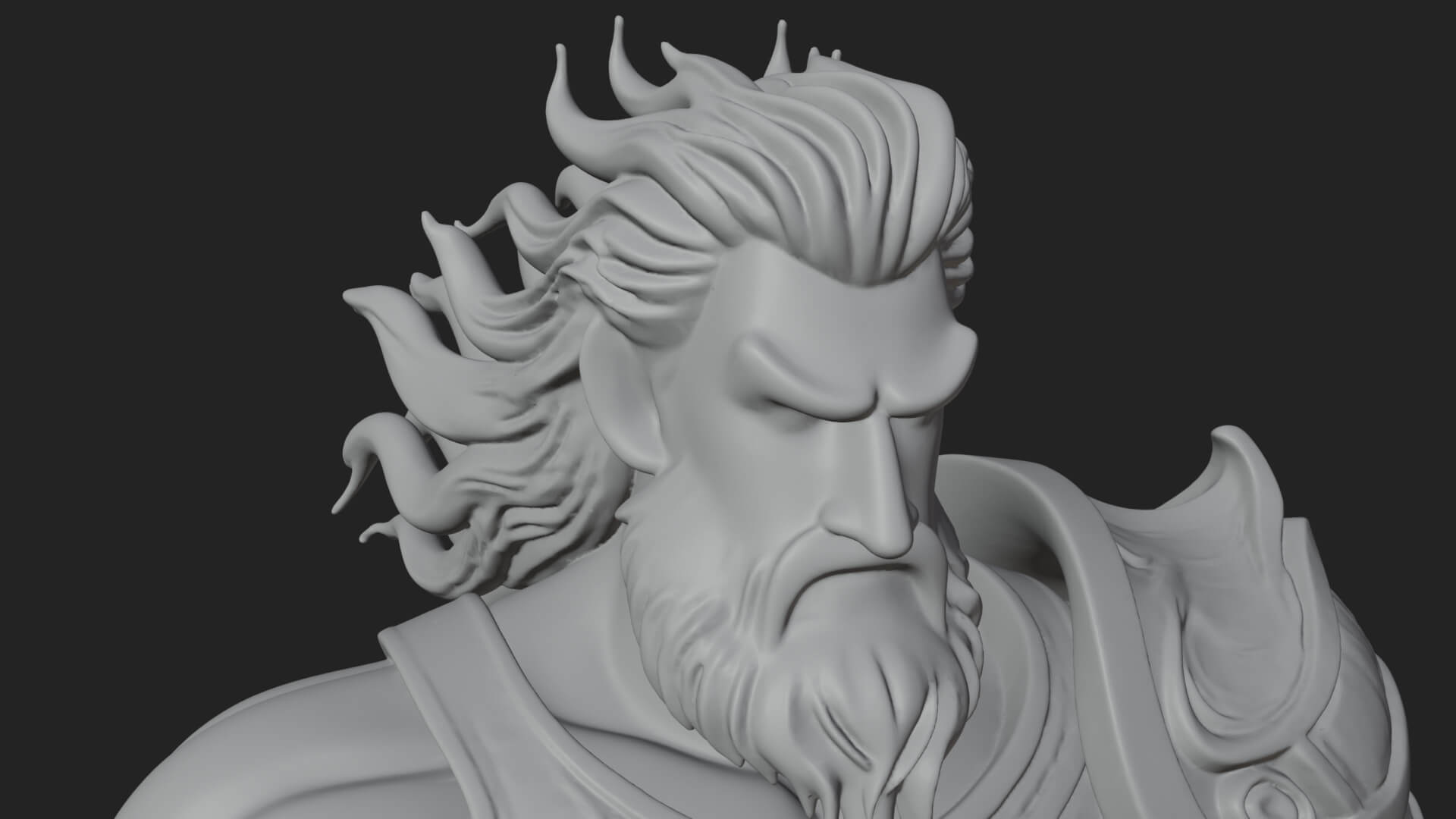 Greek Hoplite Warrior Statue Design 30 3D Print Model 3D Model