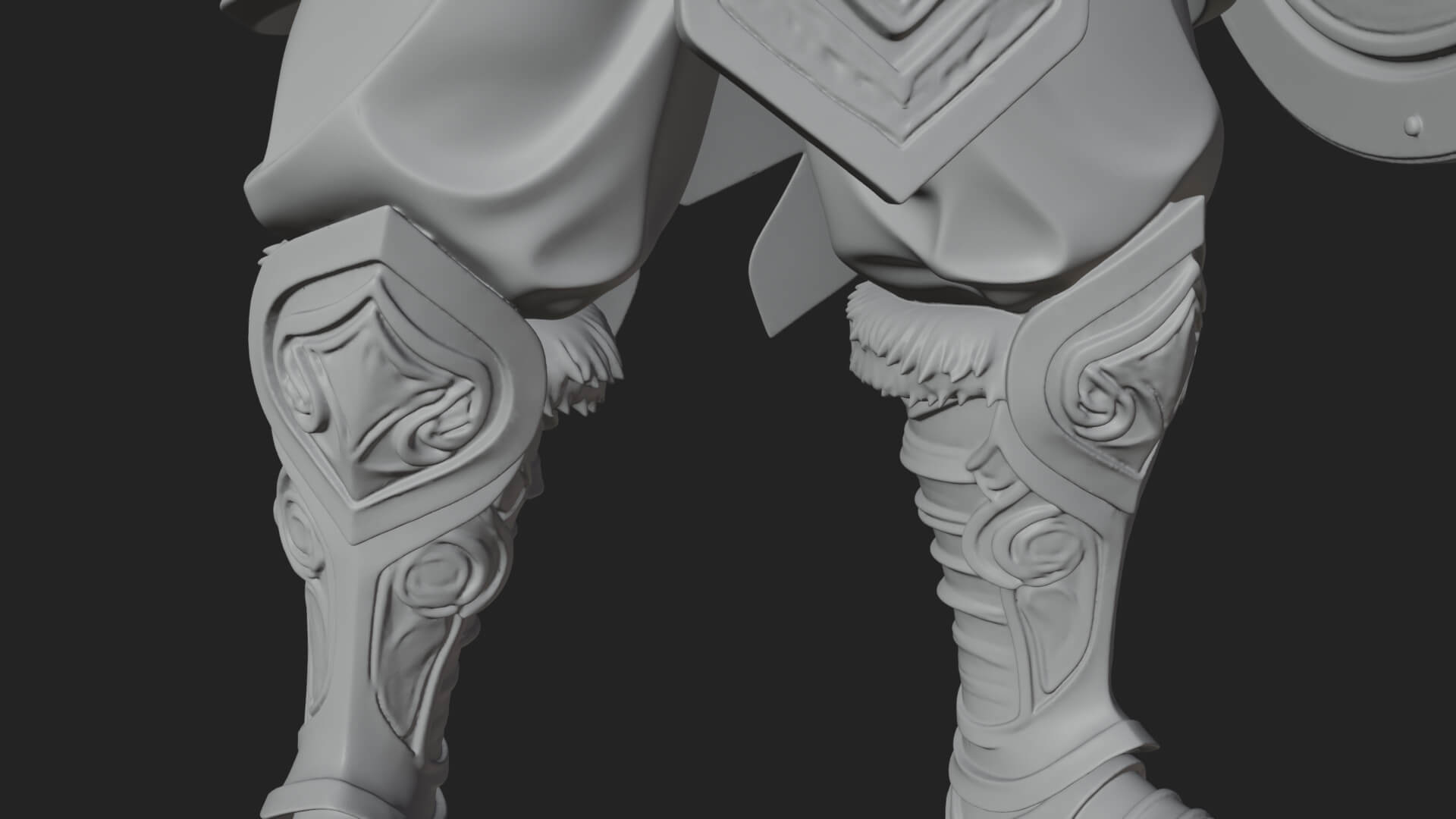 Greek Hoplite Warrior Statue Design 30 3D Print Model 3D Model