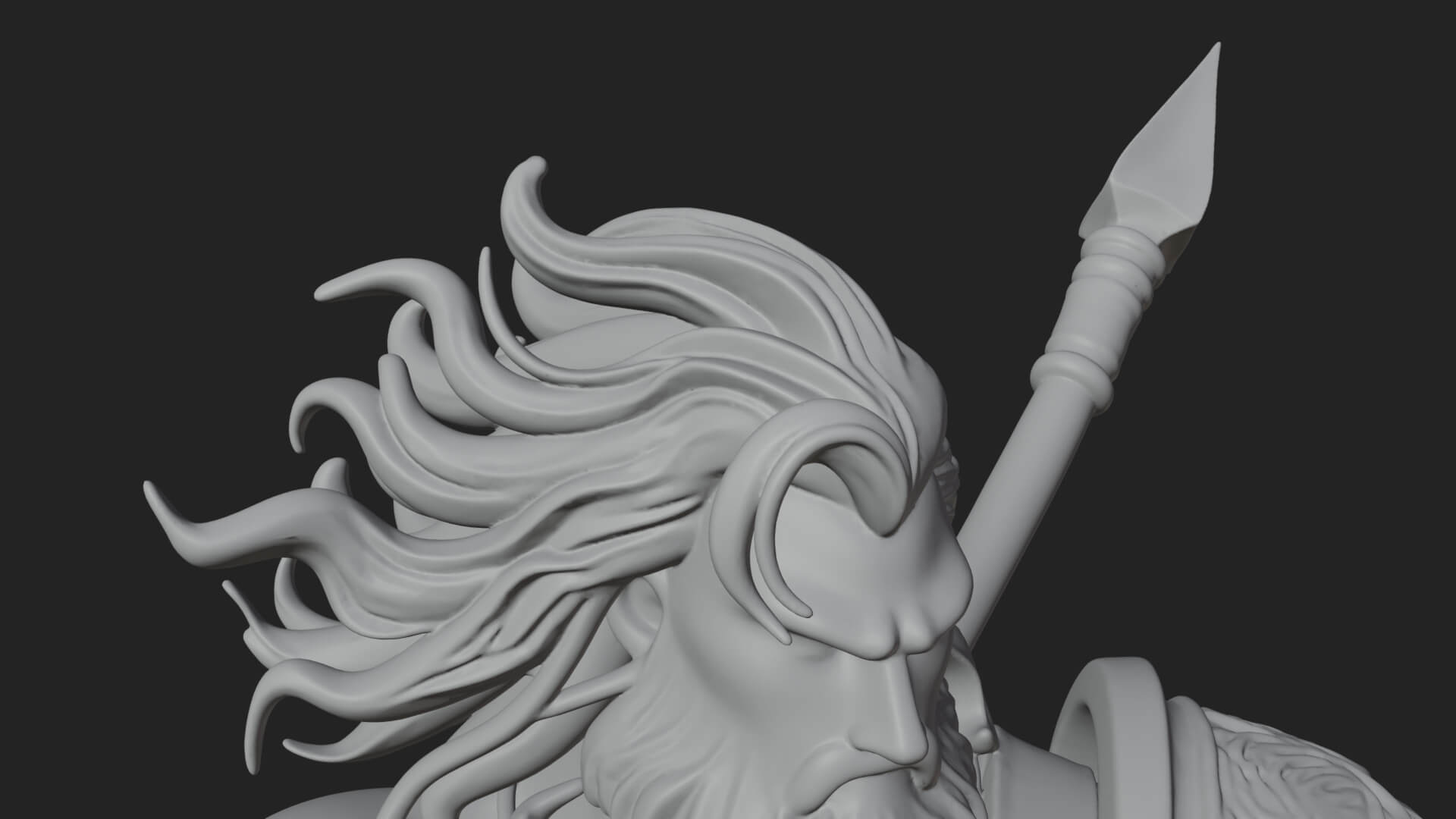Greek Hoplite Warrior Statue Design 31 3D Print Model 3D Model