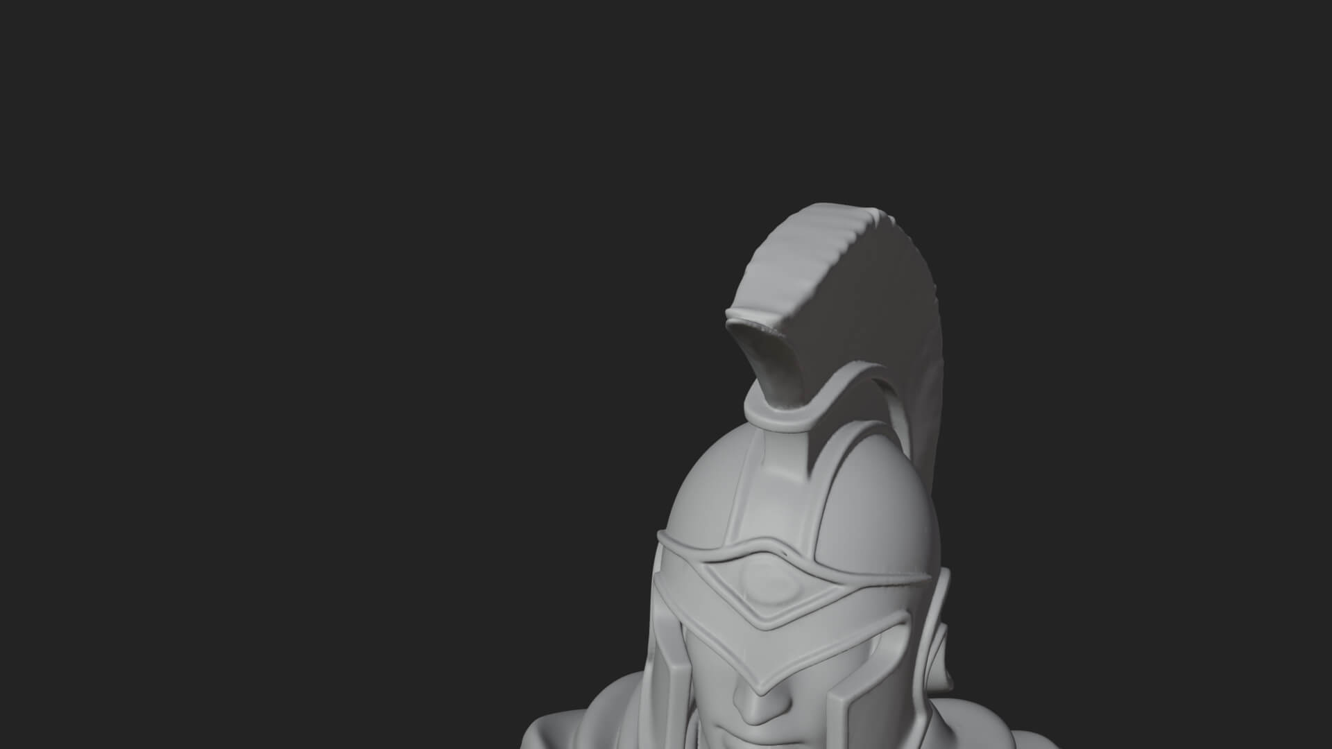 Greek Hoplite Warrior Statue Design 32 3D Print Model 3D Model