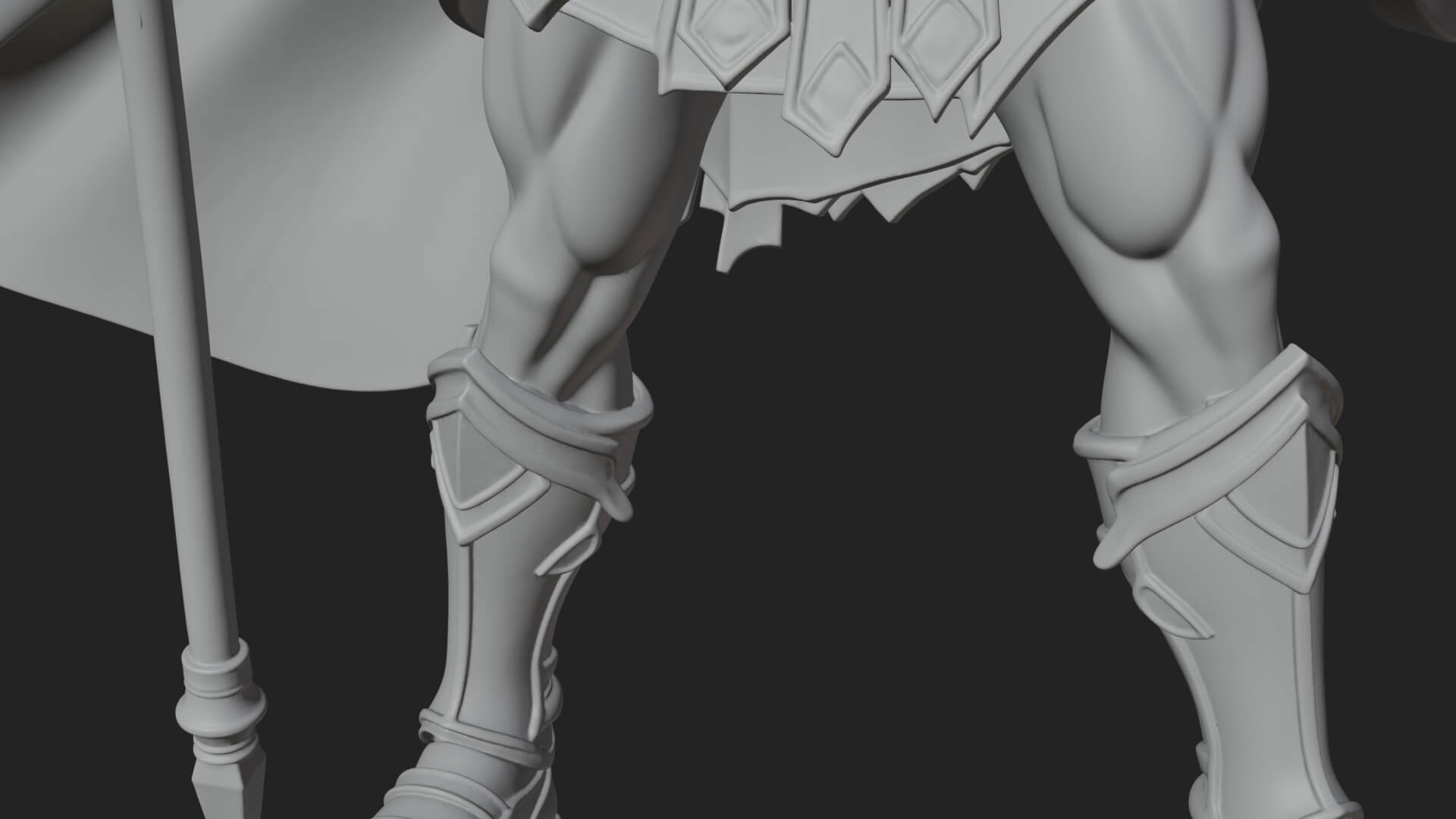 Greek Hoplite Warrior Statue Design 32 3D Print Model 3D Model
