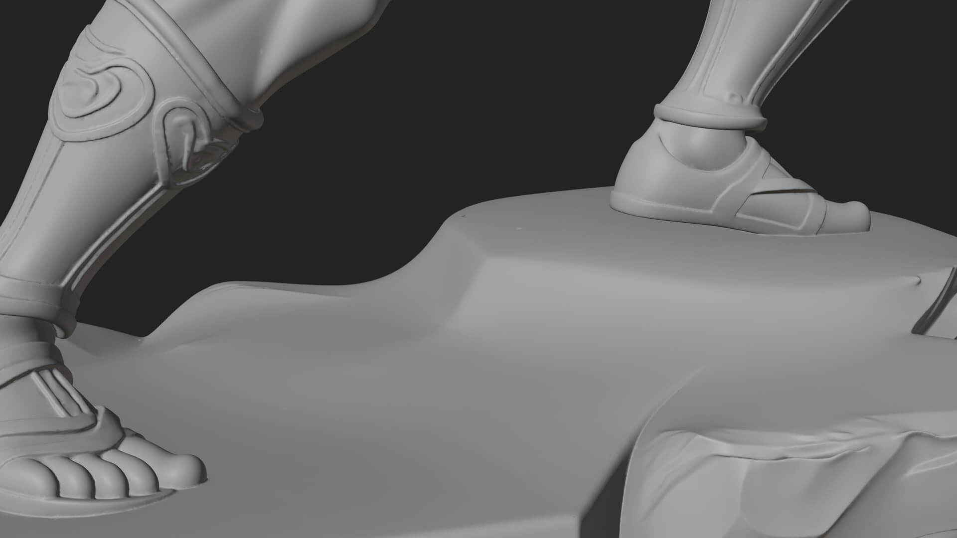 Greek Hoplite Warrior Statue Design 34 3D Print Model 3D Model